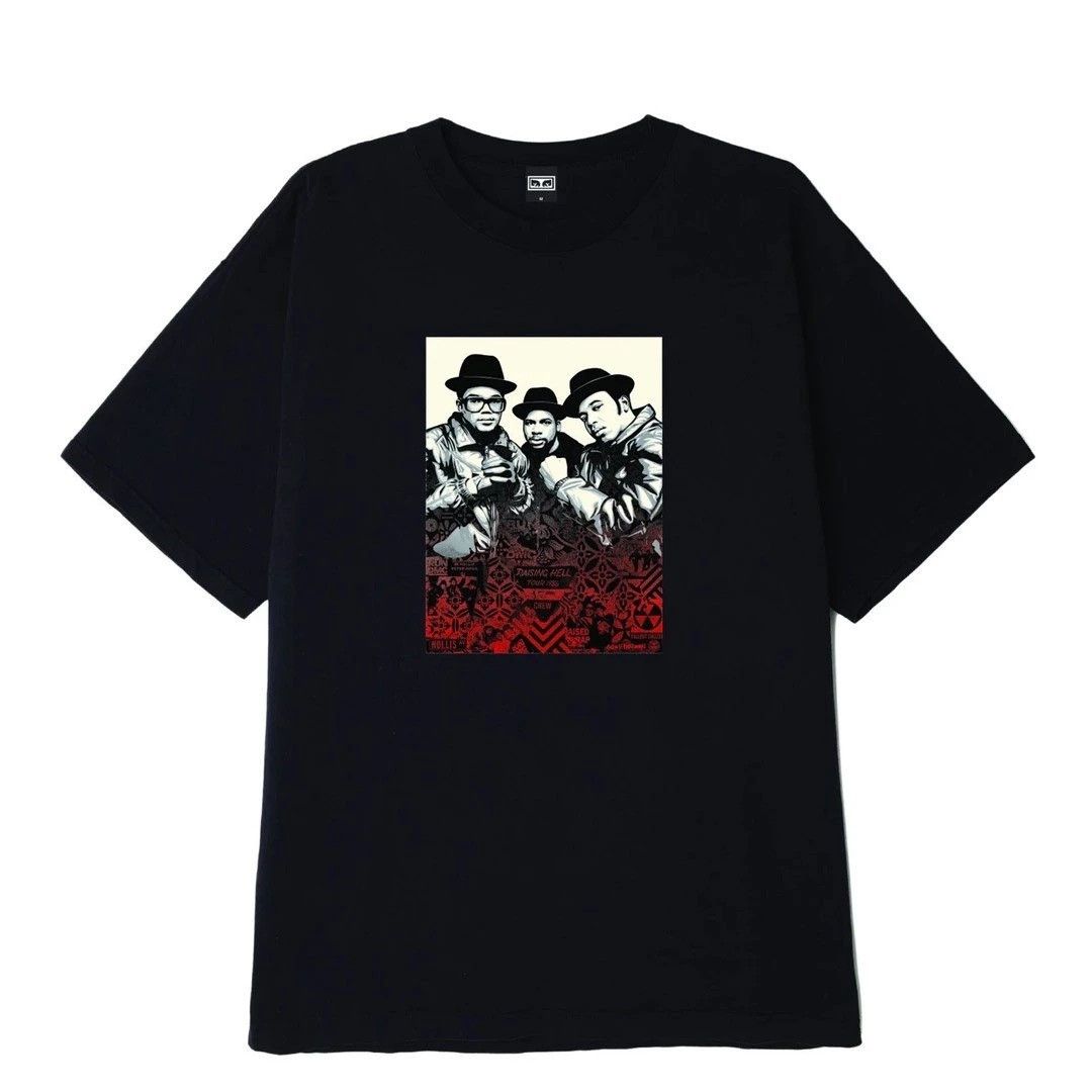 Obey OBEY x RUN DMC Tee Size US XL / EU 56 / 4 - 1 Thumbnail