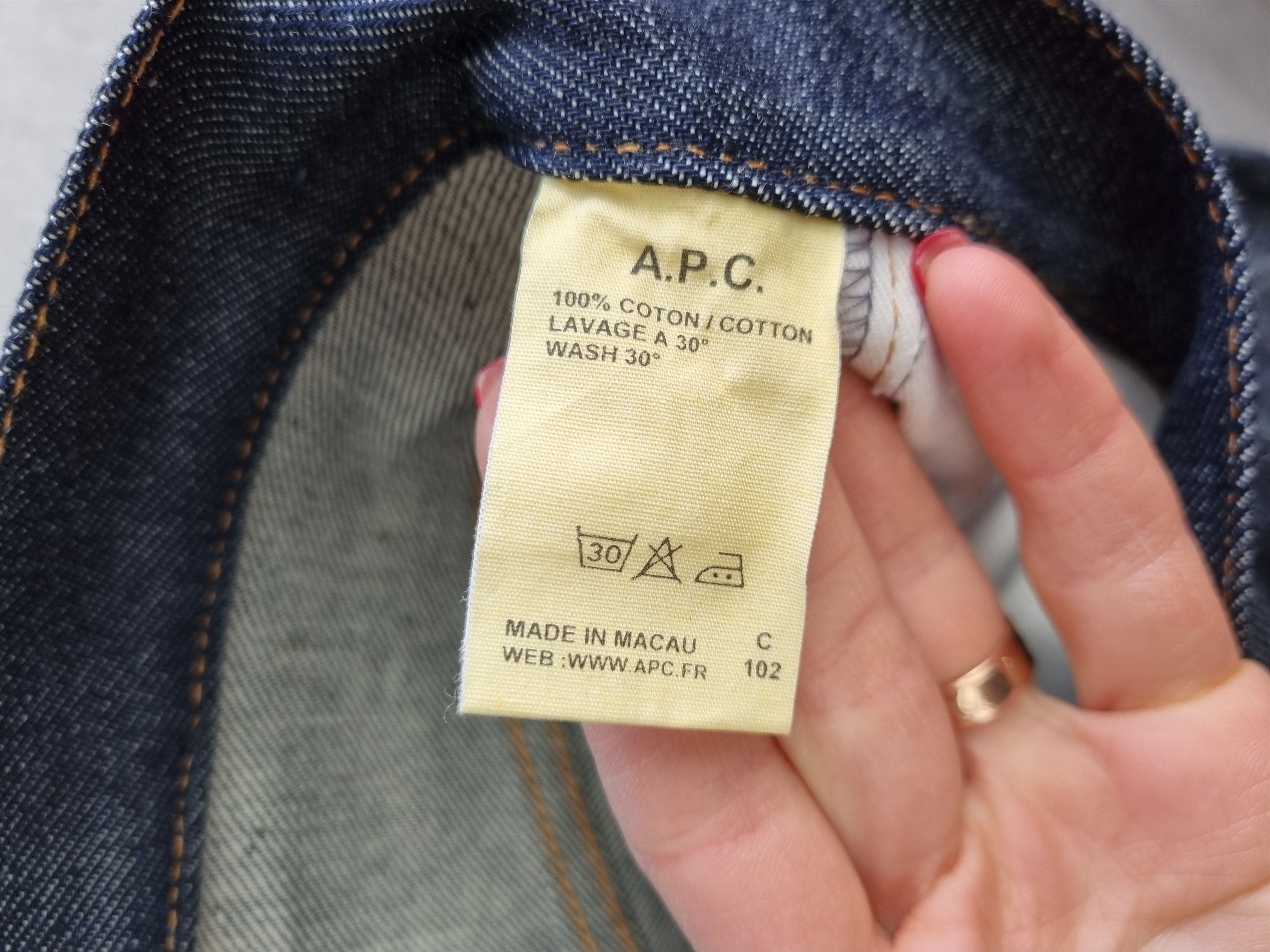 A.P.C. × Japanese Brand A.P.C. Selvedge Biker Jeans Size US 32 / EU 48 - 6 Thumbnail