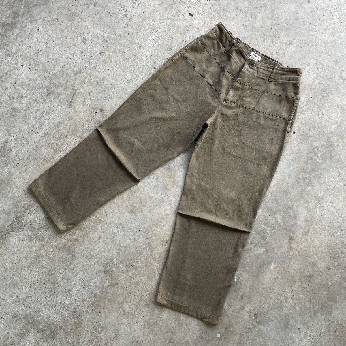Issey Miyake Vintage Plantation X Issey Miyake Spring Waist Trousers Pant Size US 30 / EU 46 - 2 Thumbnail