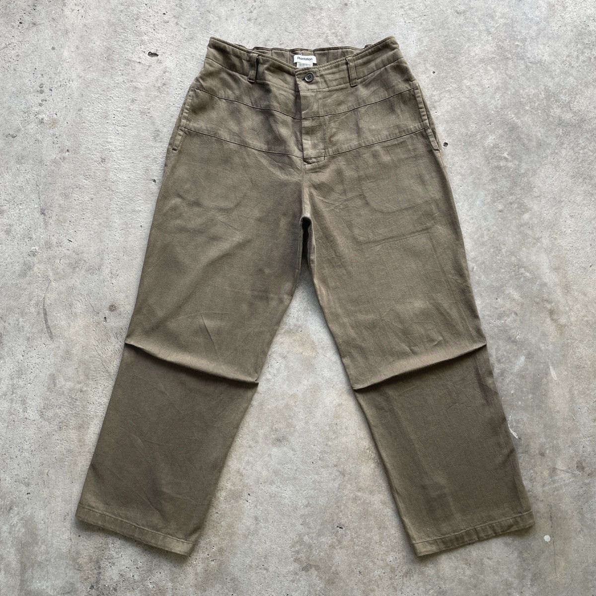 Issey Miyake Vintage Plantation X Issey Miyake Spring Waist Trousers Pant Size US 30 / EU 46 - 1 Thumbnail