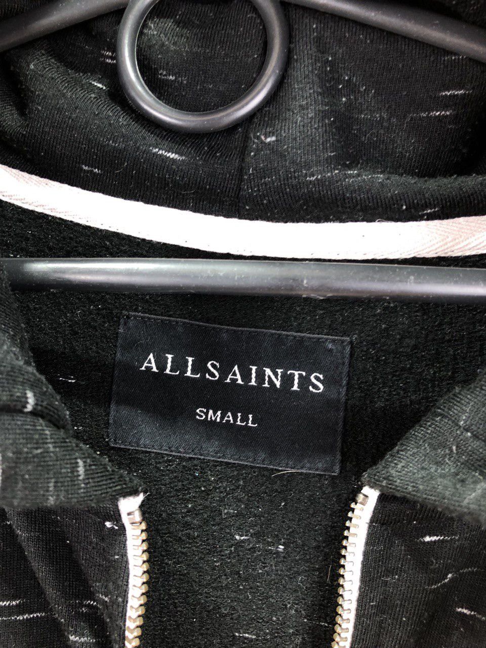Allsaints Mens Allsaints Zip Up Hoodie Sweatshirt Jacket Size US S / EU 44-46 / 1 - 3 Thumbnail