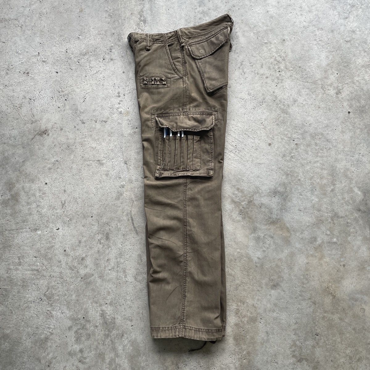 Japanese Brand RARE💥 Vintage Japanese Faded Tactical Cargo Pants Parachute Size US 30 / EU 46 - 4 Thumbnail