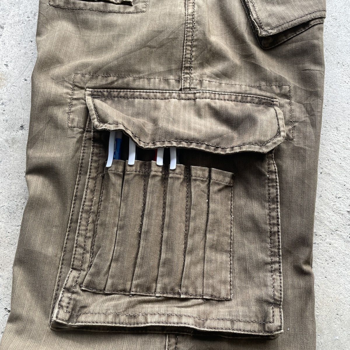 Japanese Brand RARE💥 Vintage Japanese Faded Tactical Cargo Pants Parachute Size US 30 / EU 46 - 12 Thumbnail
