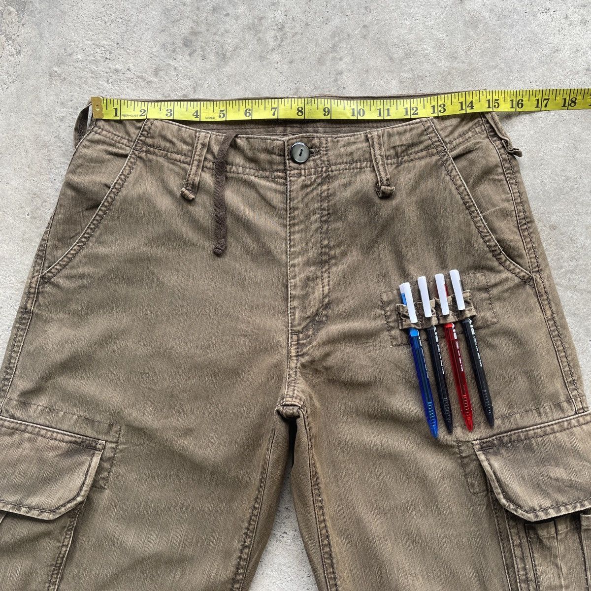 Japanese Brand RARE💥 Vintage Japanese Faded Tactical Cargo Pants Parachute Size US 30 / EU 46 - 7 Thumbnail