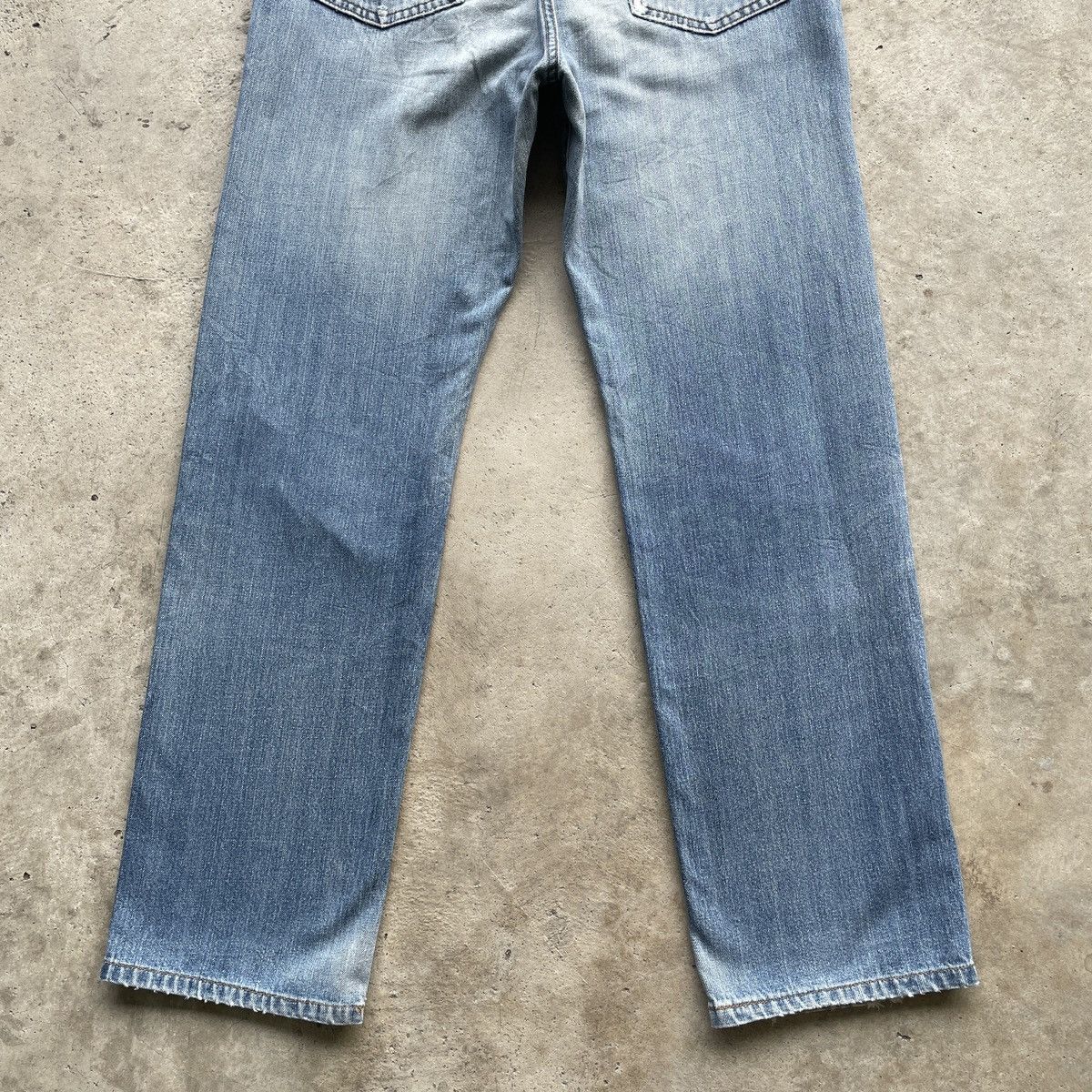 Japanese Brand 90s Vintage Edwin 503 Faded Distressed Denim Jeans Pants W31 Size US 31 - 13 Thumbnail