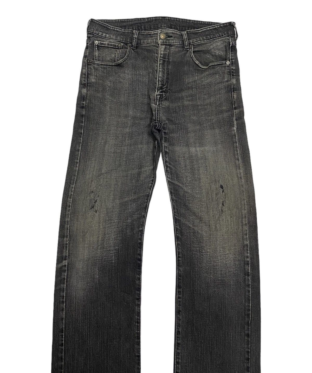 Hysteric Glamour × Japanese Brand JAPANESE AVANT GARDE STYLE DENIM CURVED DISTRESSED Size US 33 - 4 Thumbnail