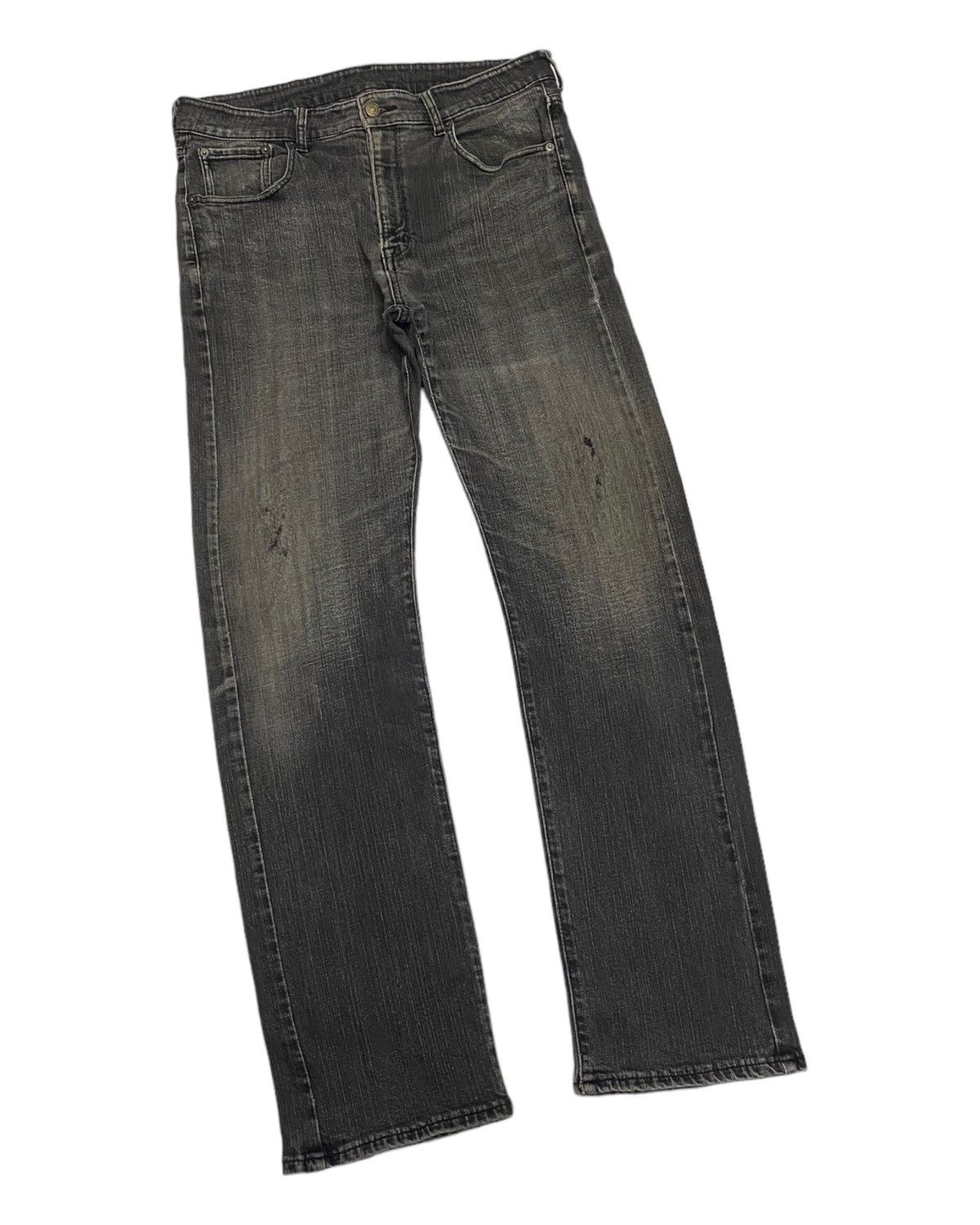 Hysteric Glamour × Japanese Brand JAPANESE AVANT GARDE STYLE DENIM CURVED DISTRESSED Size US 33 - 3 Thumbnail
