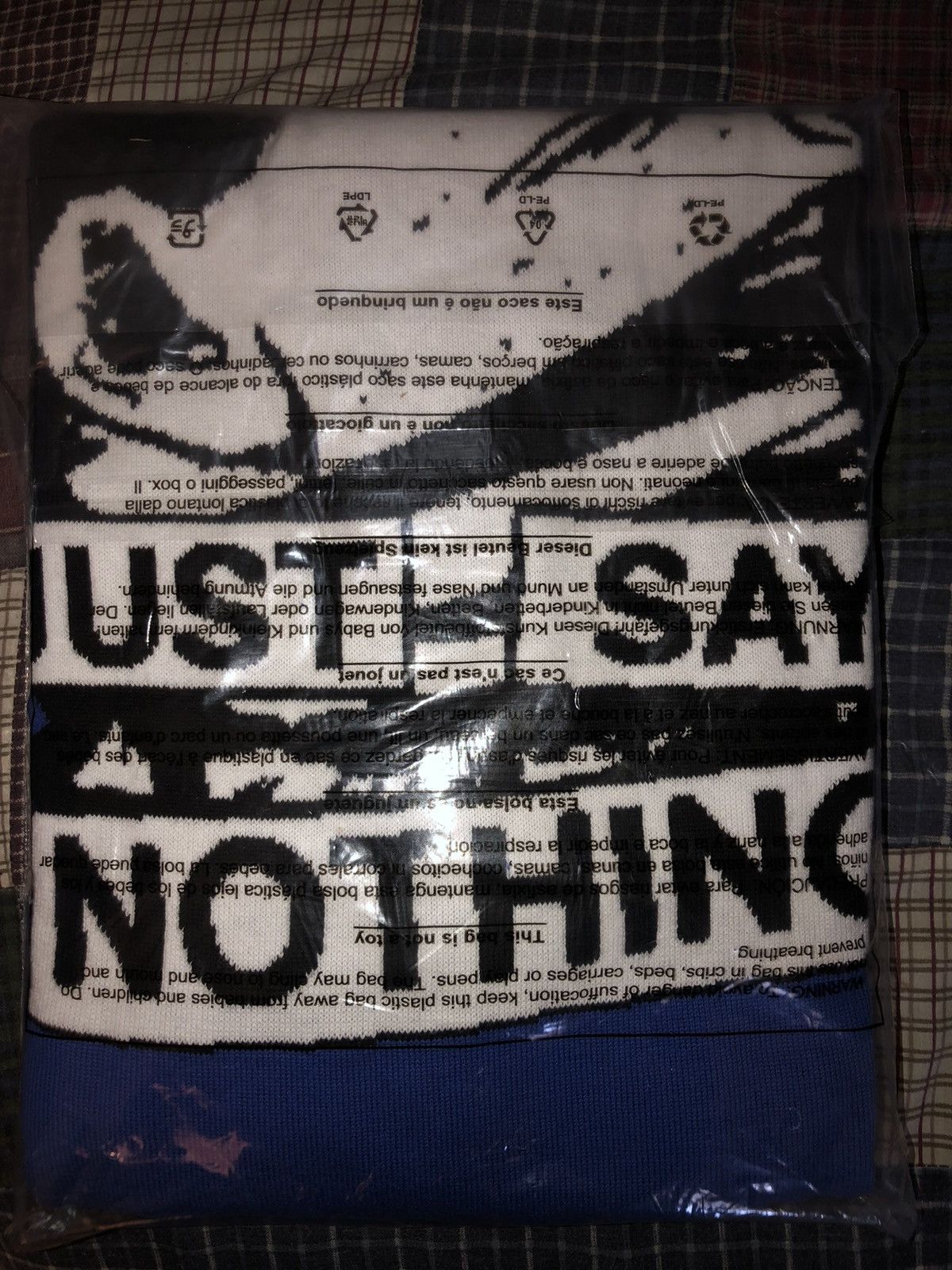 Foulplay Company Foulplay Just Say Nothing Sweater - Blue Size US XL / EU 56 / 4 - 3 Thumbnail