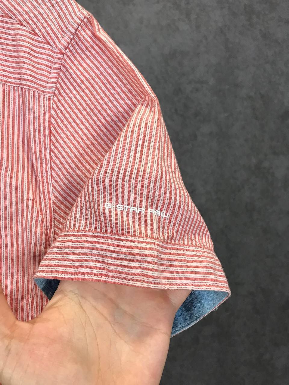 G-Star G Star Raw stripped shirt Size US L / EU 52-54 / 3 - 5 Thumbnail