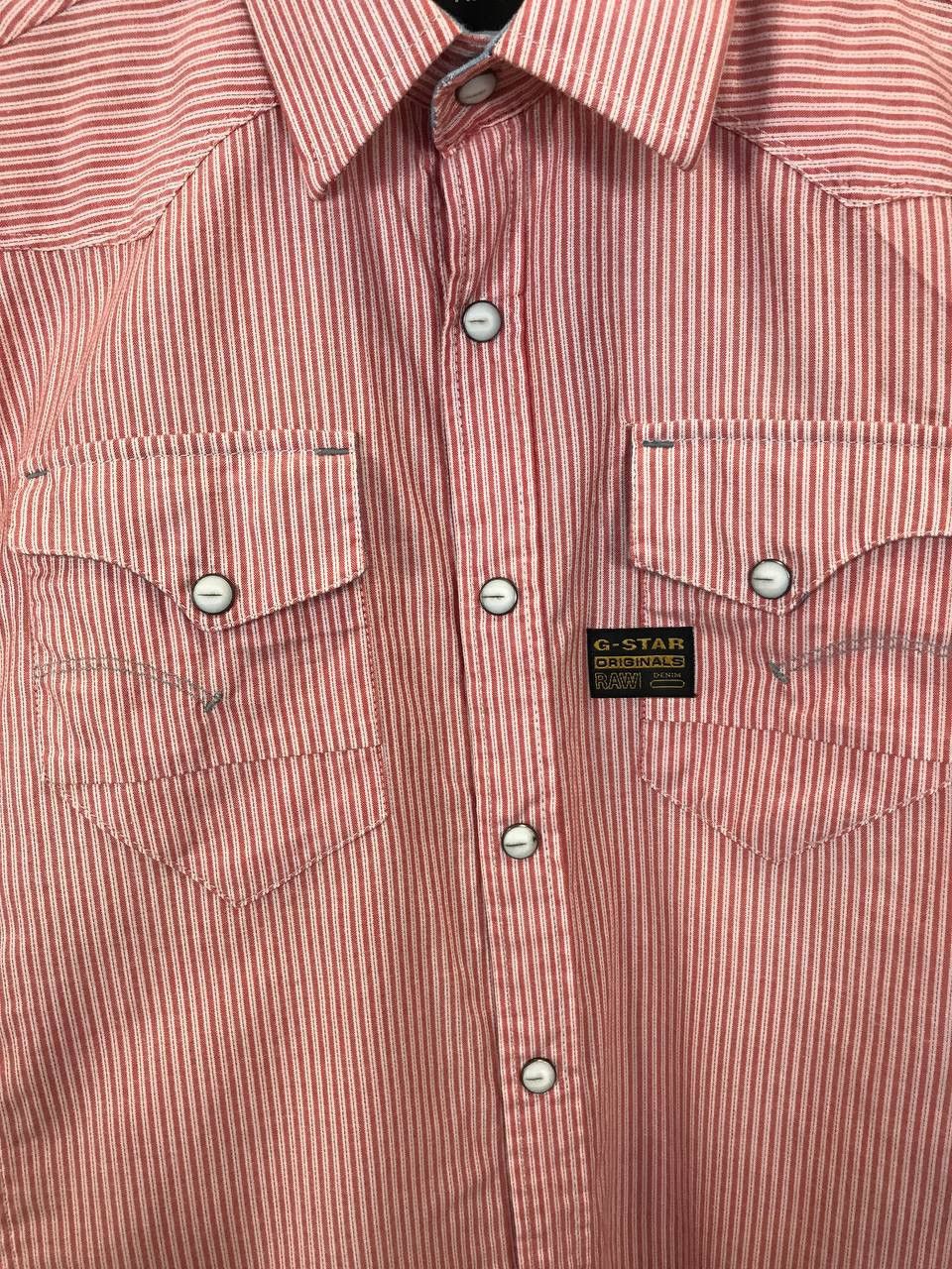 G-Star G Star Raw stripped shirt Size US L / EU 52-54 / 3 - 3 Thumbnail