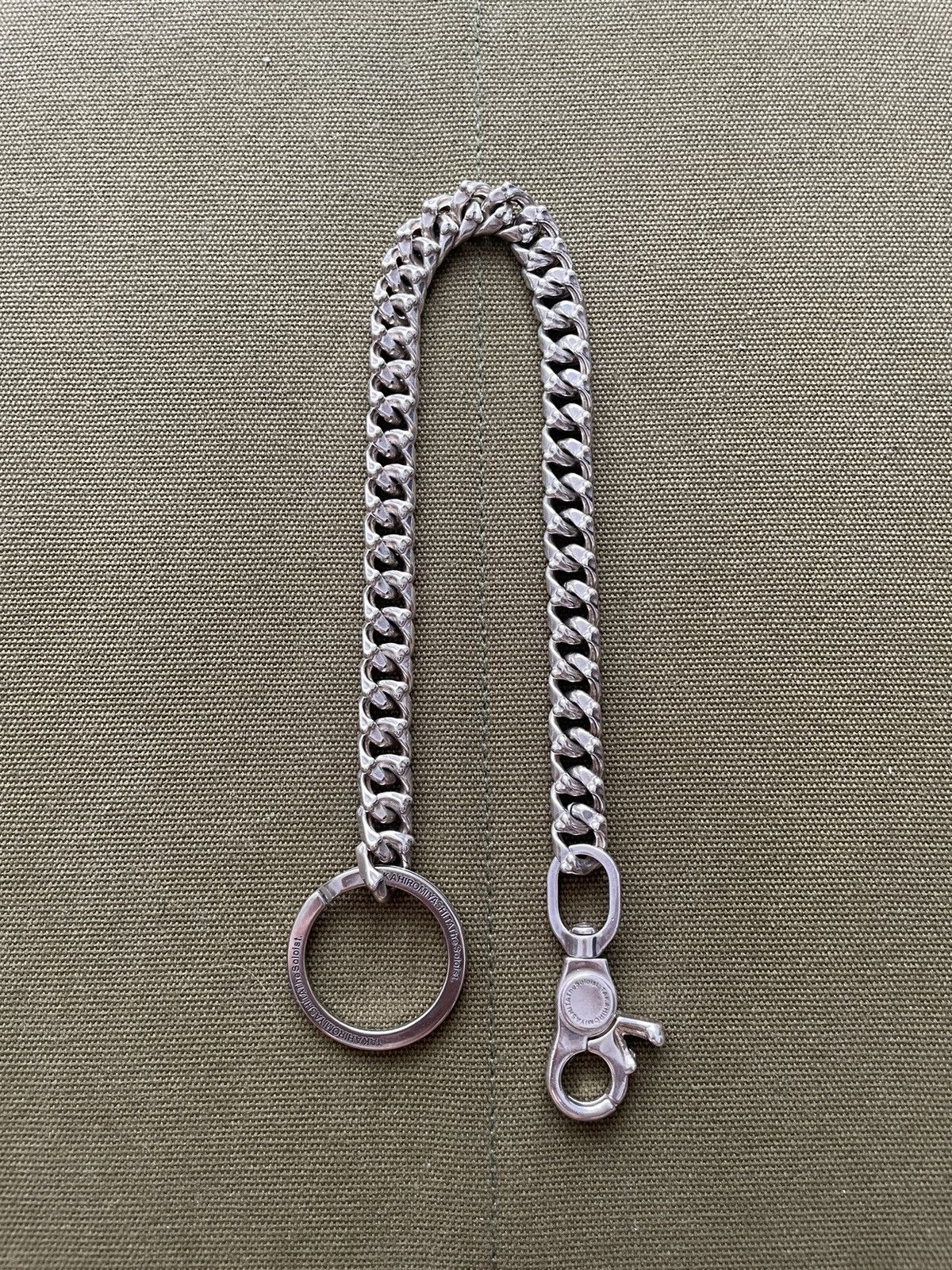 Takahiromiyashita The Soloist. Silver Bone Pattern Wallet Chain