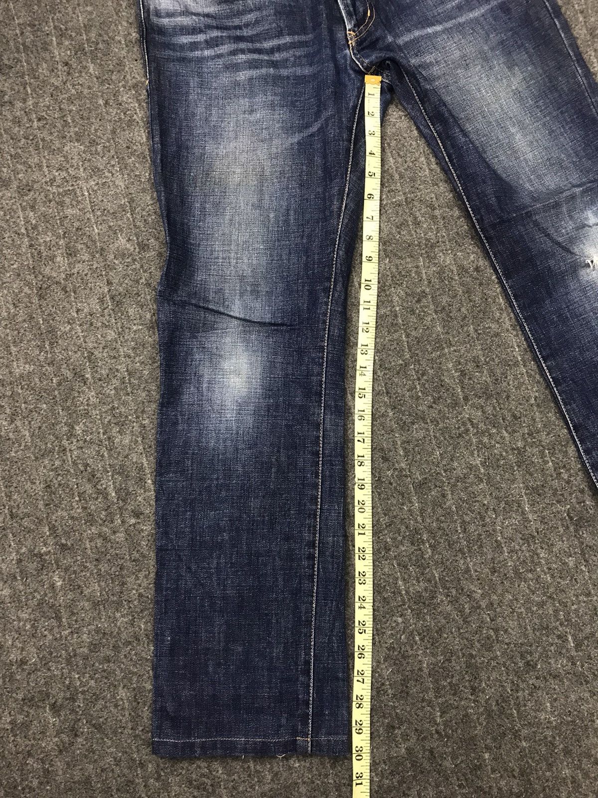 Japanese Brand Hype Compass Denim Jeans Trouser Pant Regular Fits Size US 32 / EU 48 - 8 Thumbnail