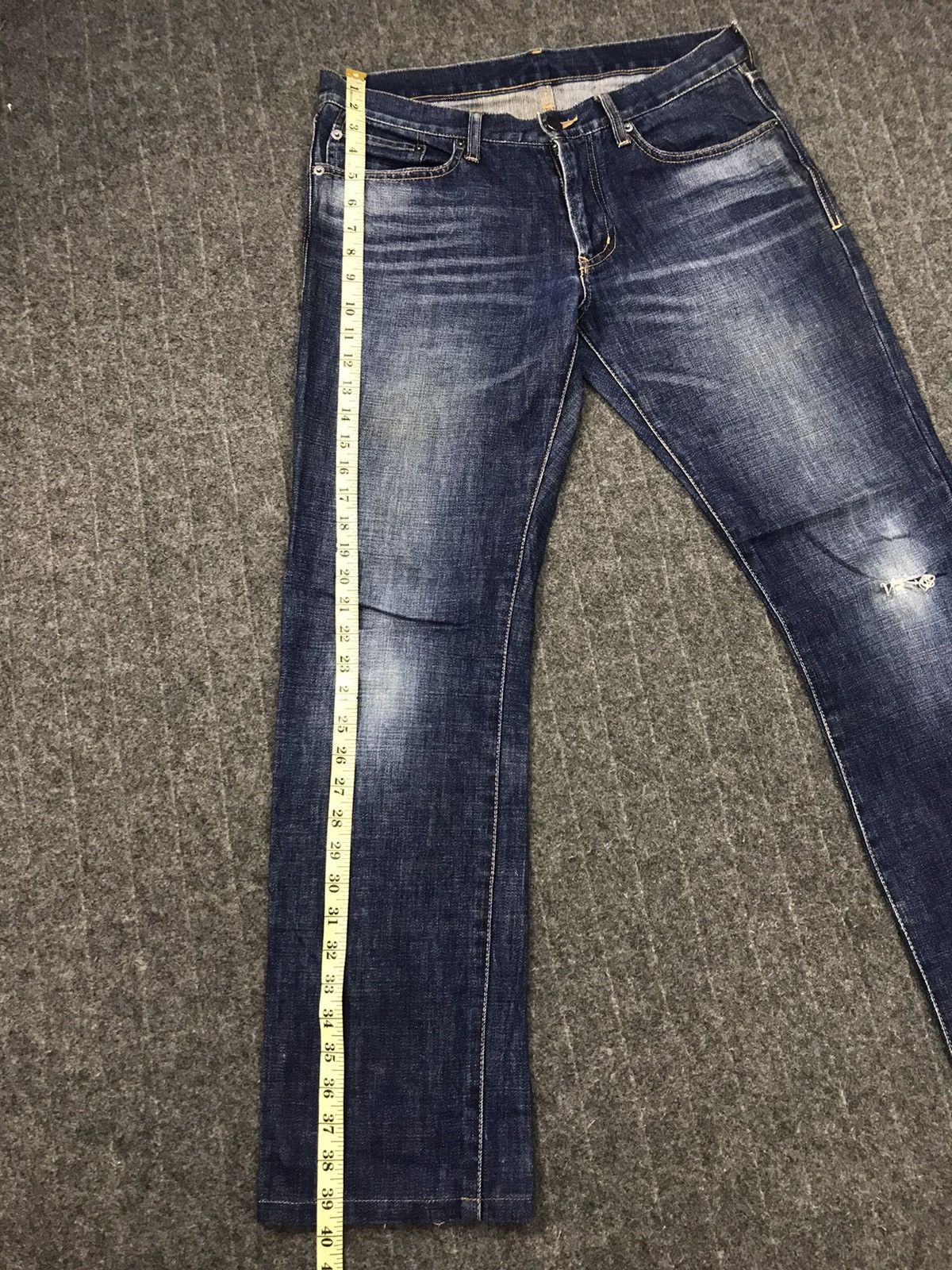 Japanese Brand Hype Compass Denim Jeans Trouser Pant Regular Fits Size US 32 / EU 48 - 7 Thumbnail
