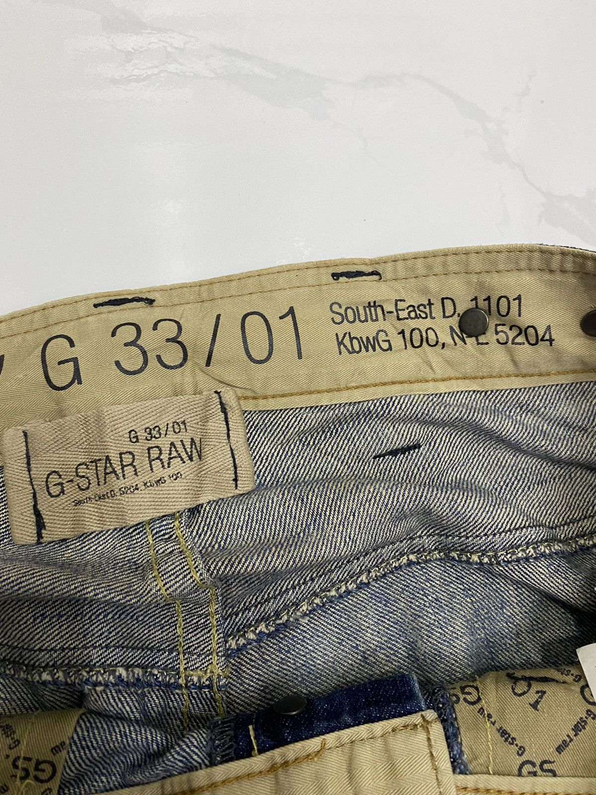 Hysteric Glamour RUSTY🔥ARCHIVE DISTRESSED G STAR RAW TWIST DENIM BAGGY JEANS Size US 34 / EU 50 - 9 Thumbnail