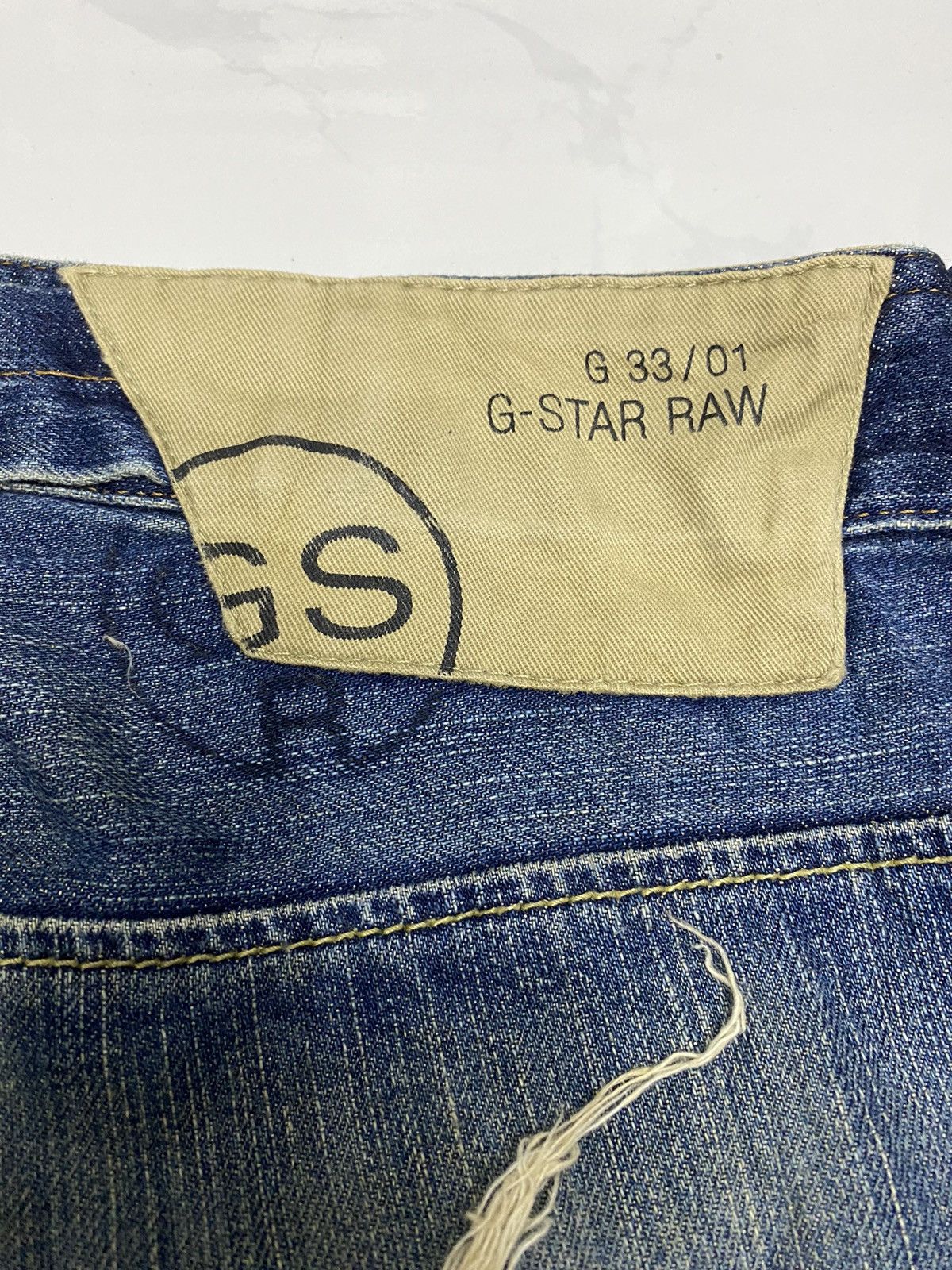 Hysteric Glamour RUSTY🔥ARCHIVE DISTRESSED G STAR RAW TWIST DENIM BAGGY JEANS Size US 34 / EU 50 - 10 Thumbnail