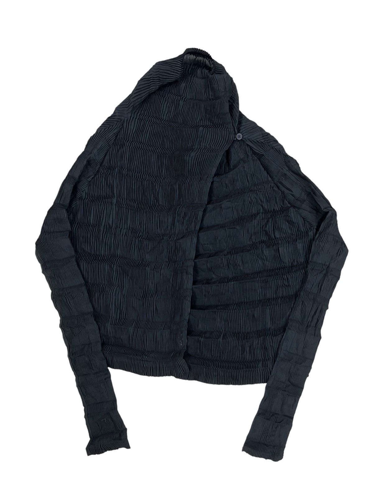 Issey Miyake Iconic Pleats Please Issey Miyake Runway Witch Batwing Shirt Size US S / EU 44-46 / 1 - 1 Thumbnail