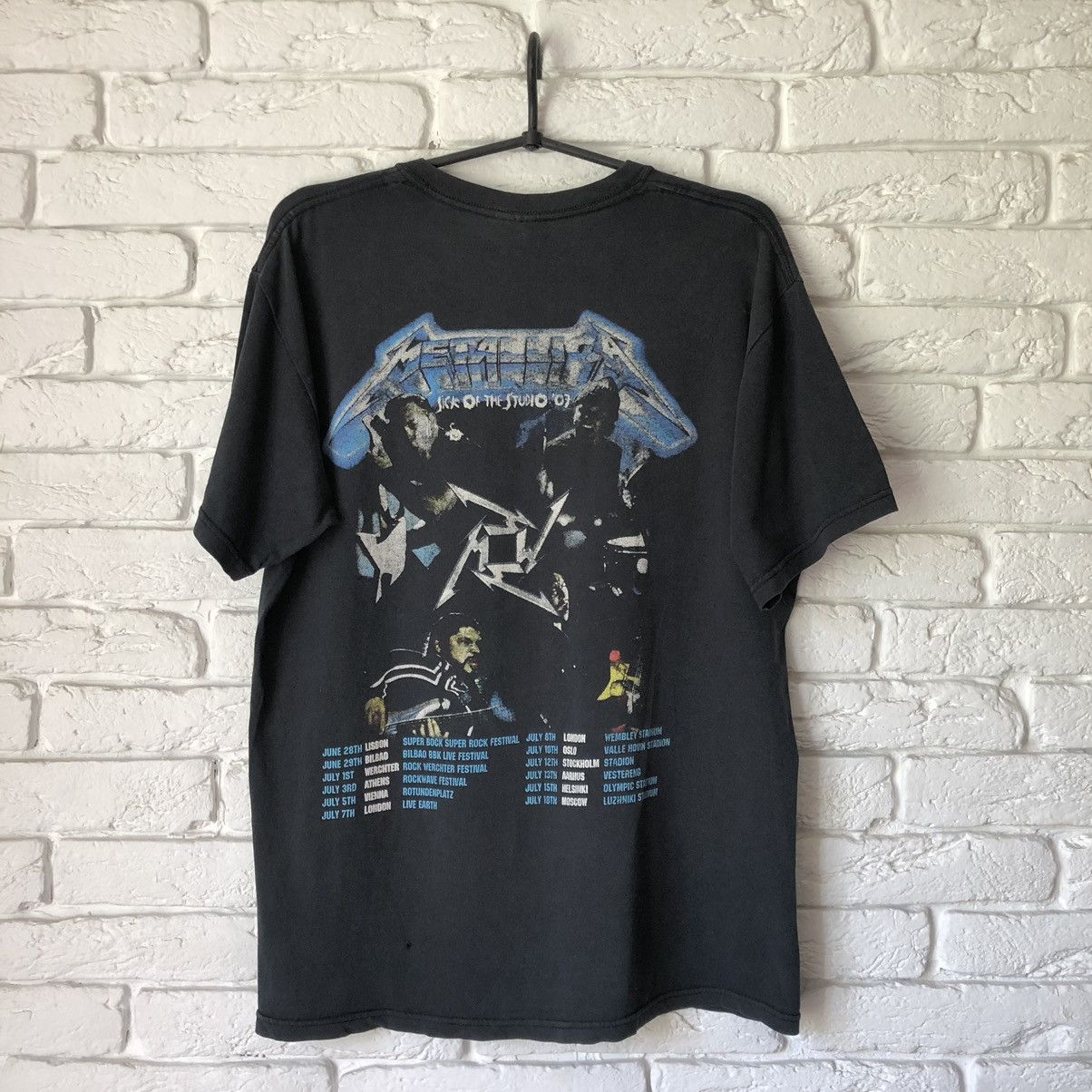 Band Tees Metallica Sick Of The Studio vintage tee t shirt Size US L / EU 52-54 / 3 - 8 Thumbnail