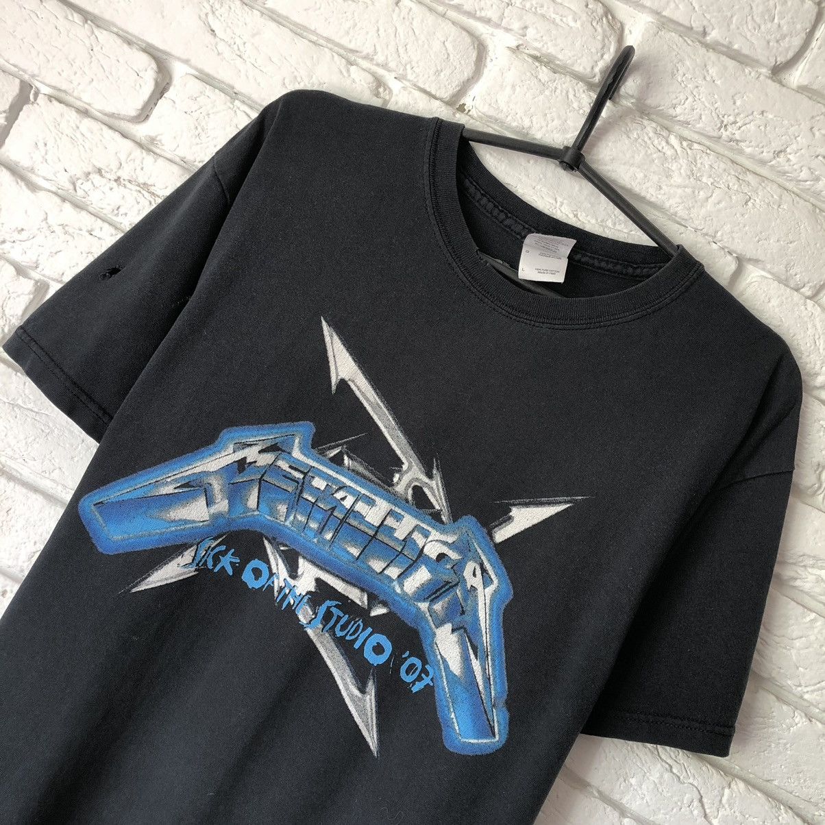 Band Tees Metallica Sick Of The Studio vintage tee t shirt Size US L / EU 52-54 / 3 - 2 Thumbnail