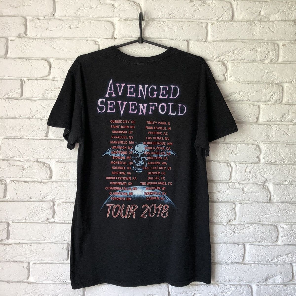 Band Tees Avenged Sevenfold 2018 tee t shirt Size US M / EU 48-50 / 2 - 5 Thumbnail