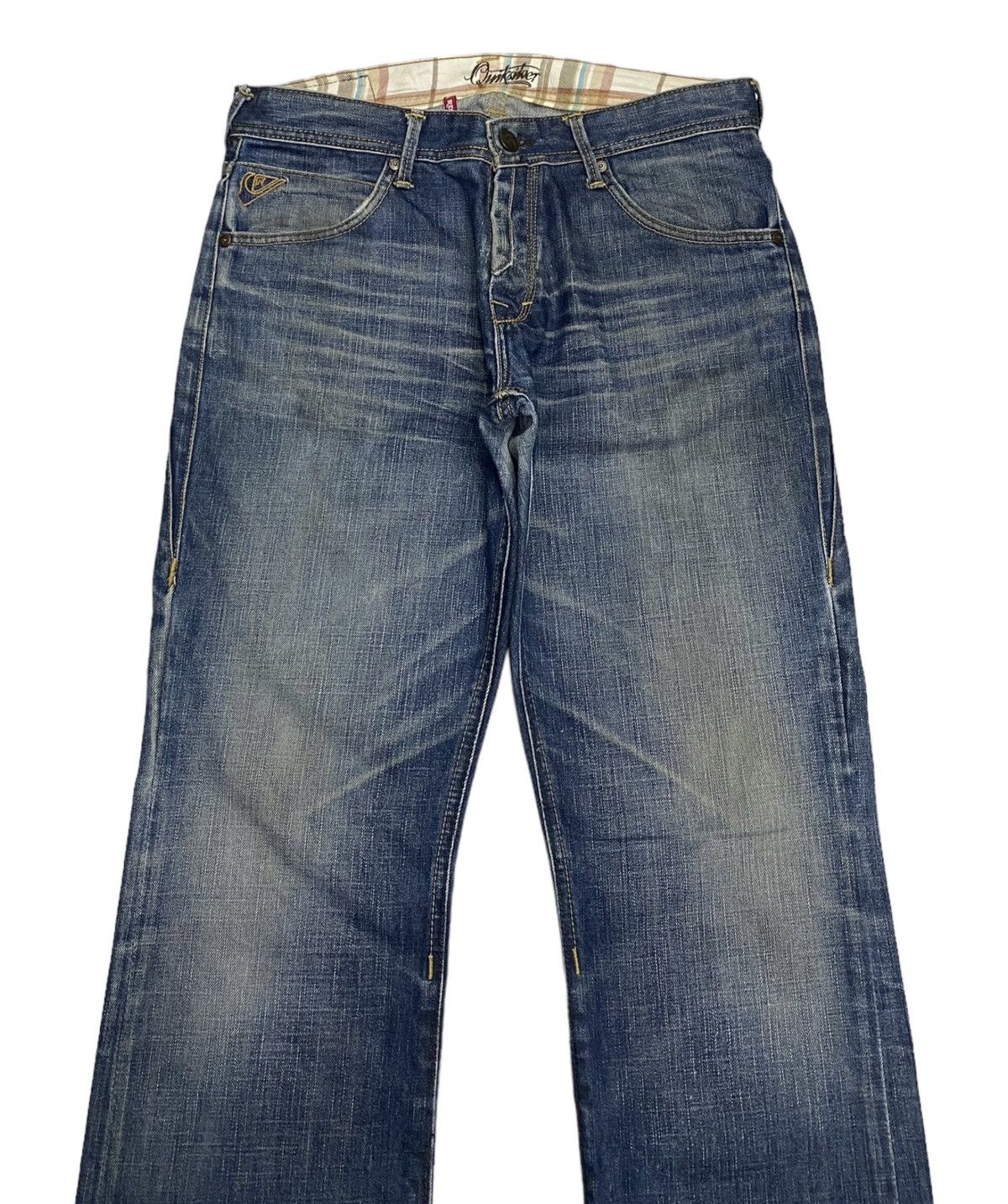 Hysteric Glamour × Quiksilver BAGGY🔥QUIKSILVER DISTRESSED RUSTY REGULAR FIT DENIM JEANS Size US 32 / EU 48 - 3 Thumbnail