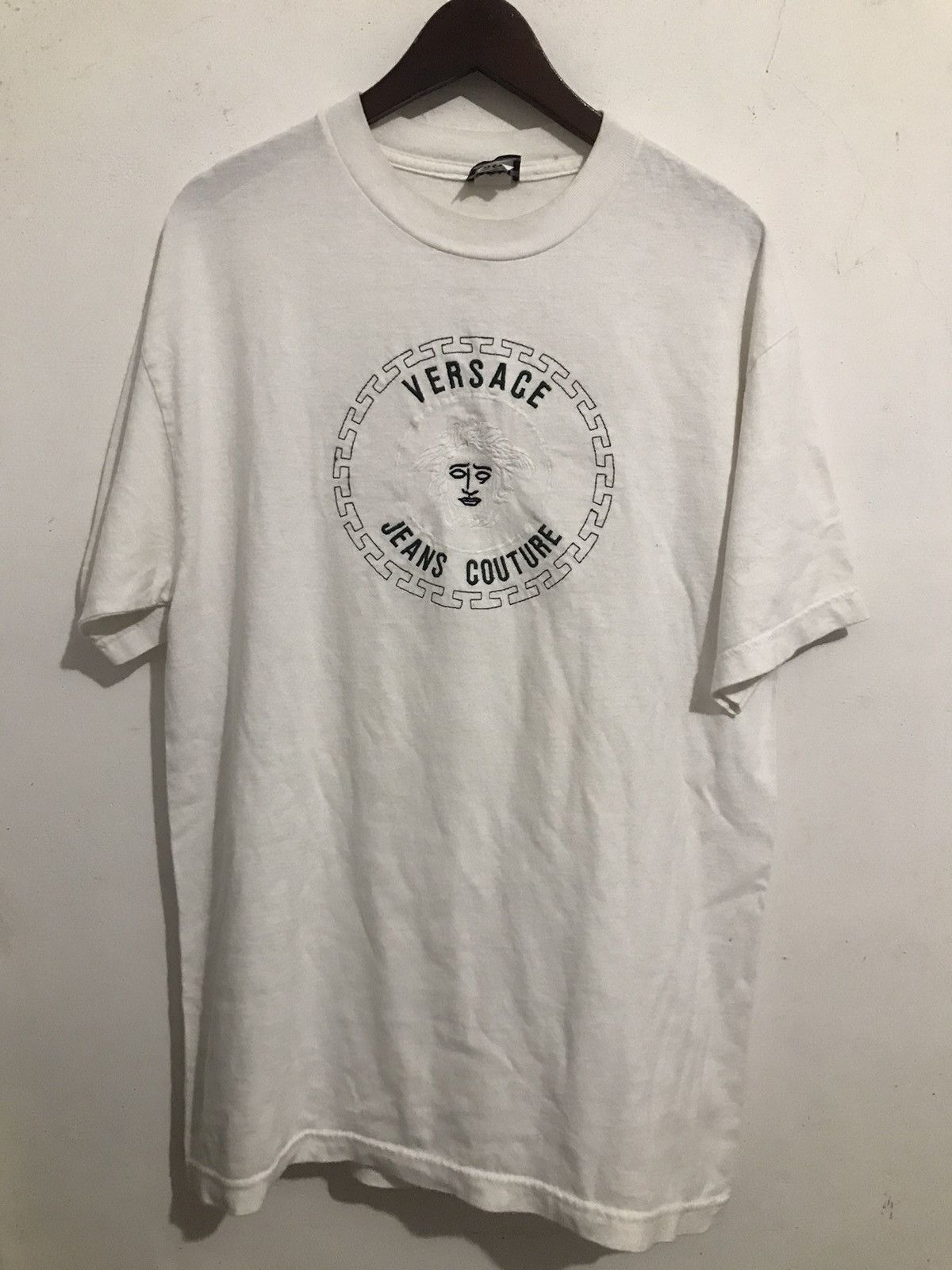 Versace × Vintage Vintage Versace Medusa Logo T-Shirt Size US L / EU 52-54 / 3 - 1 Thumbnail
