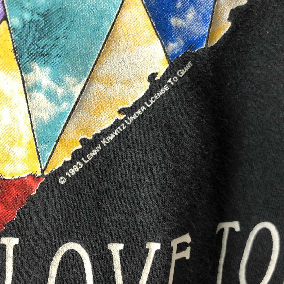 Band Tees Vintage 90s Lenny Kravits Universal Love Tour Tees Size US M / EU 48-50 / 2 - 6 Thumbnail