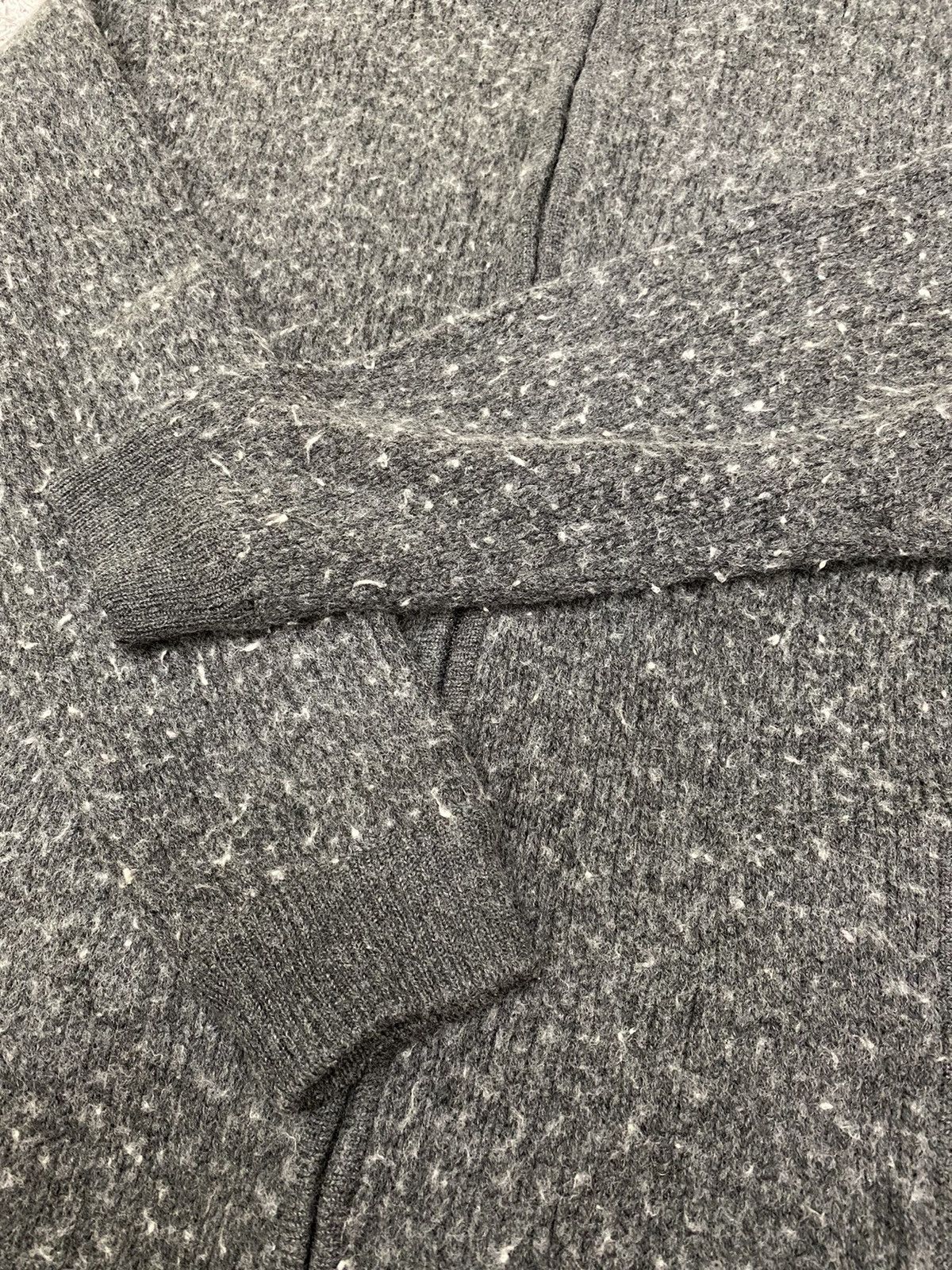 Japanese Brand × Yohji Yamamoto INED HOMME Yohji Yamamoto Wool Stretch Knit Zip Sweater Size US M / EU 48-50 / 2 - 5 Thumbnail