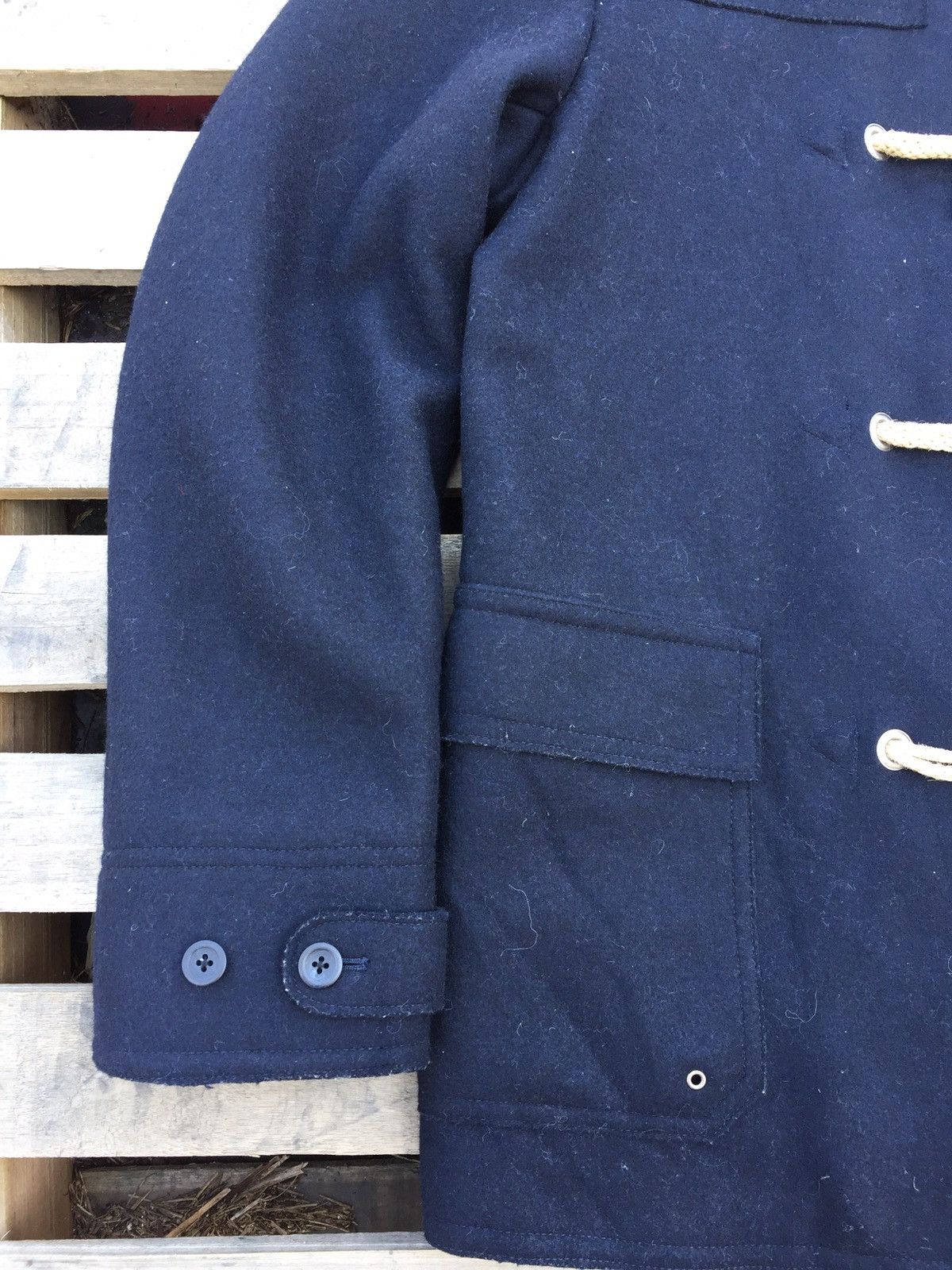 Avirex Avirex Heavy Duffle Coat Jacket Size US XL / EU 56 / 4 - 4 Thumbnail