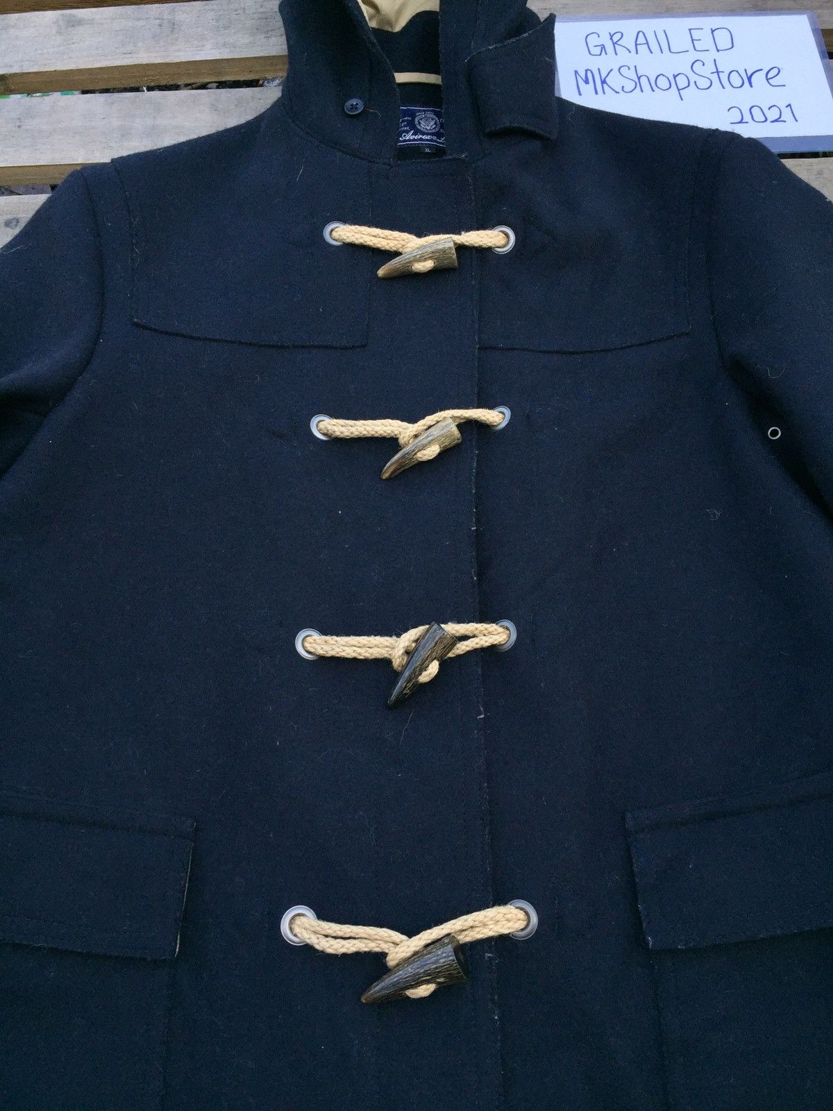 Avirex Avirex Heavy Duffle Coat Jacket Size US XL / EU 56 / 4 - 2 Thumbnail