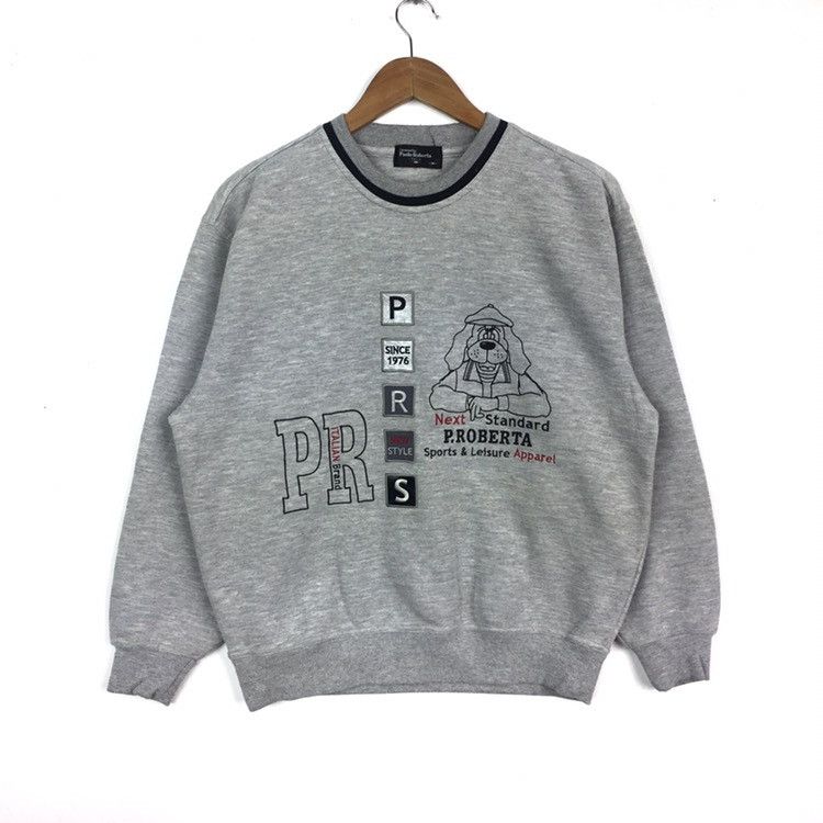 Vintage Paolo roberta italy Sweatshirt Casual Jumper Streetwear Size US M / EU 48-50 / 2 - 1 Thumbnail
