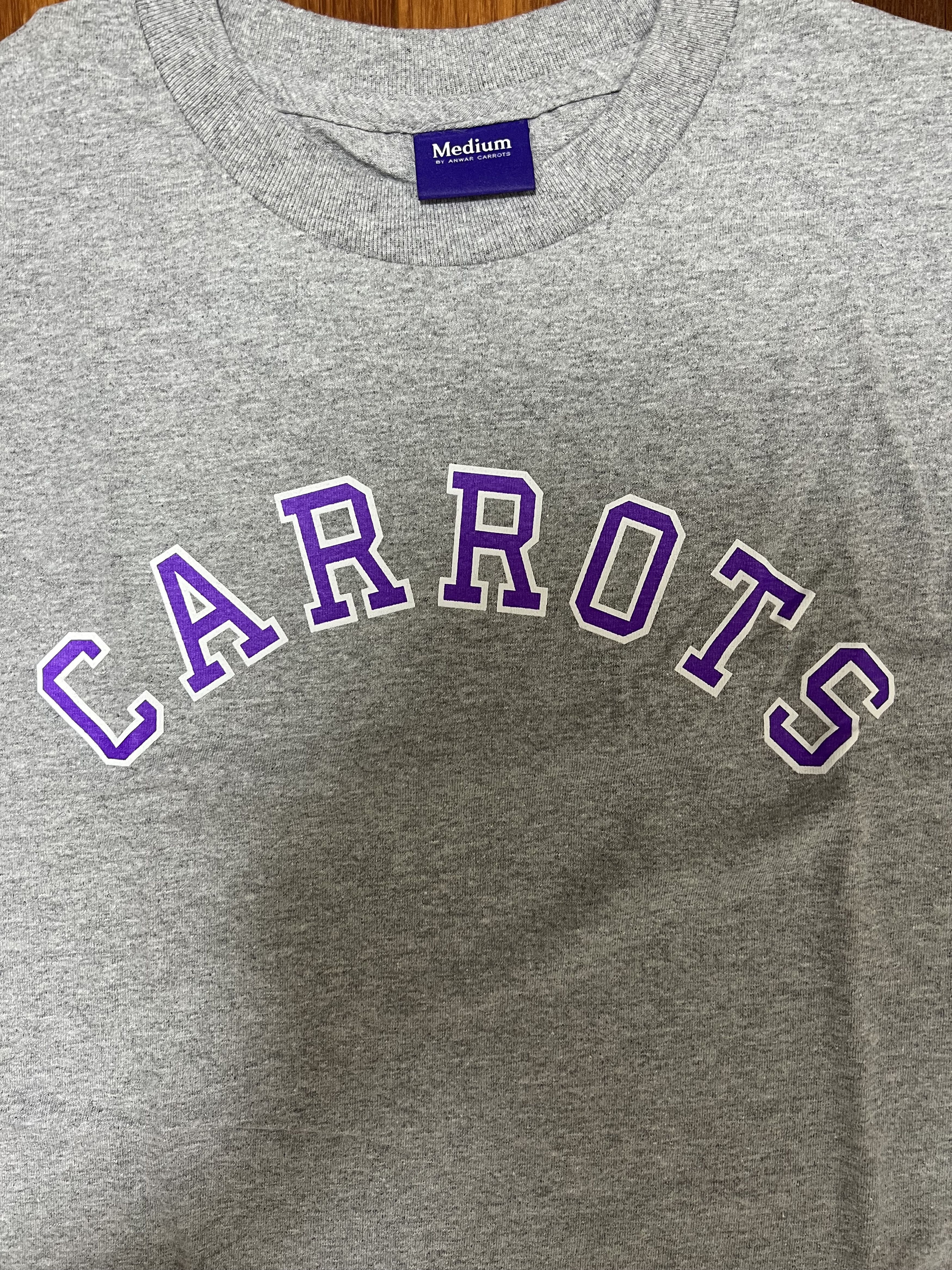 Carrots by Anwar Carrots 💚 SS18 Carrots By Anwar Carrots Collegiate Tee Grey NEW Size US M / EU 48-50 / 2 - 3 Thumbnail