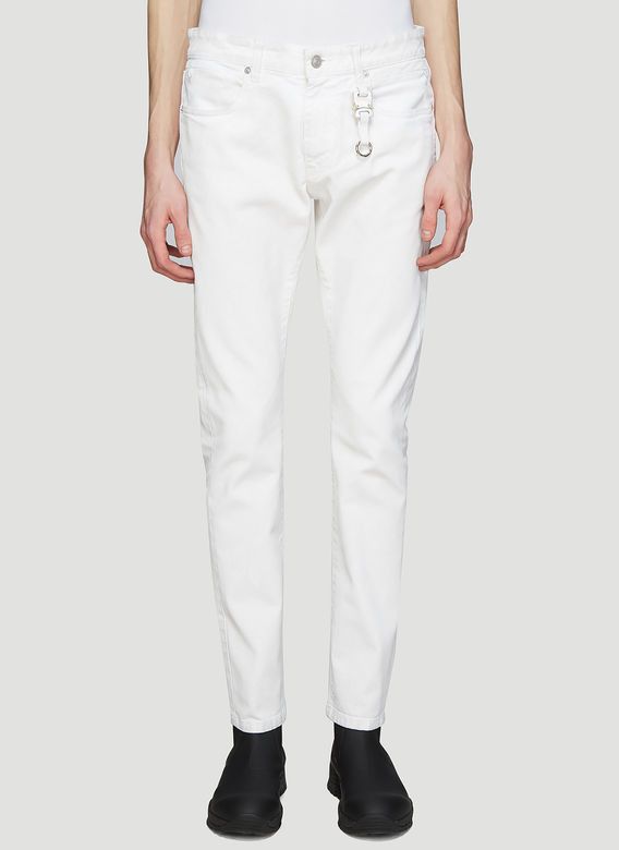 Alyx White Keychain Jeans (BRAND NEW) Size US 32 / EU 48 - 4 Thumbnail