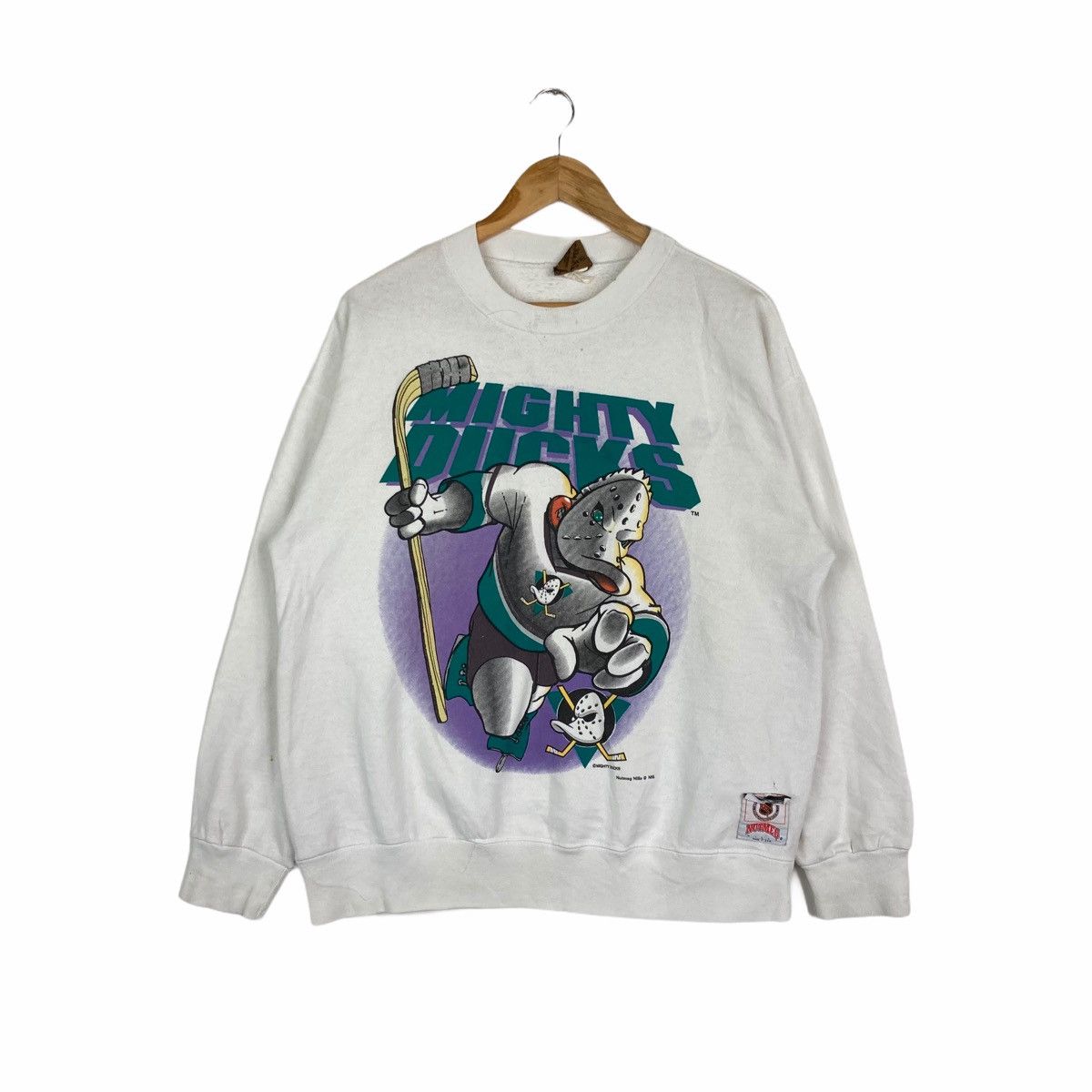 NHL The mighty ducks sweatshirt hockey ice Size US L / EU 52-54 / 3 - 1 Thumbnail
