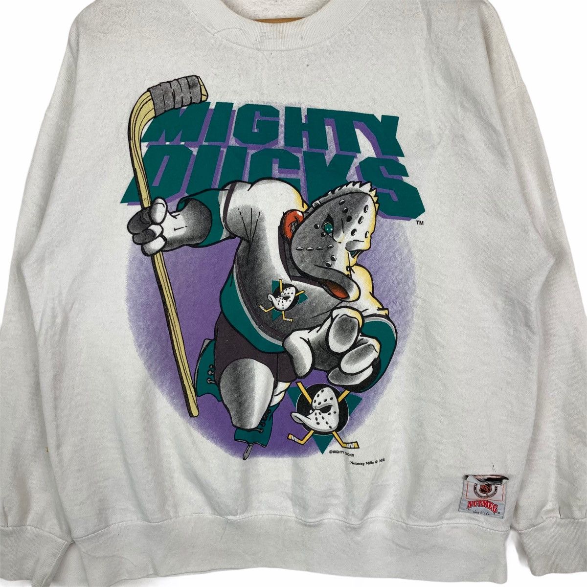NHL The mighty ducks sweatshirt hockey ice Size US L / EU 52-54 / 3 - 2 Thumbnail
