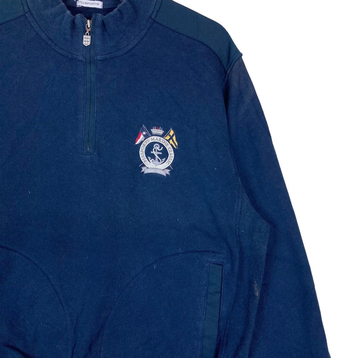 Vintage Vintage Pia Sports Quarter Zip Pullover Jumper Sweatshirt Size US M / EU 48-50 / 2 - 3 Thumbnail