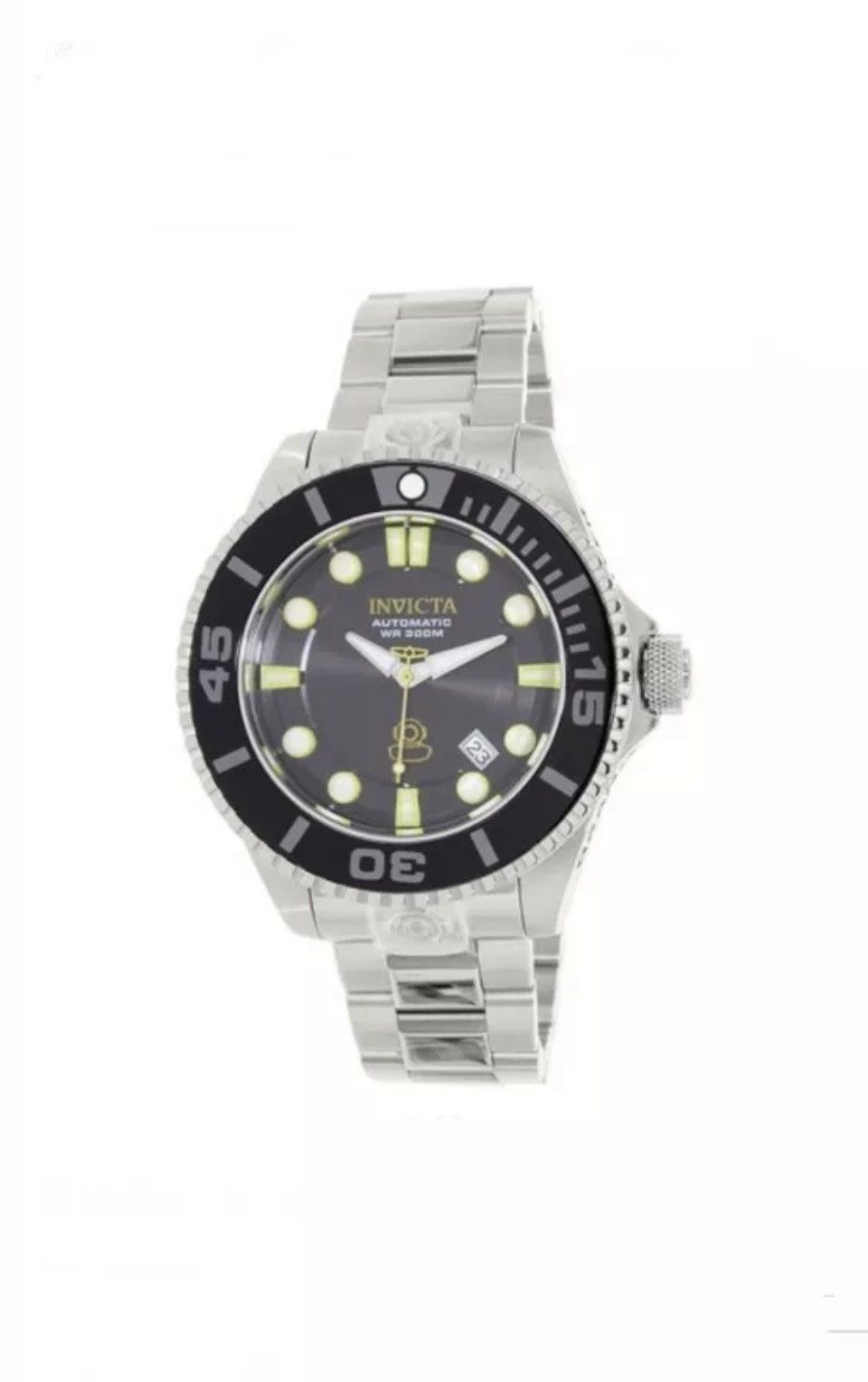 Invicta Pro Diver Automatic Matte Black Dial Stainless Steel Watch Size ONE SIZE - 2 Thumbnail