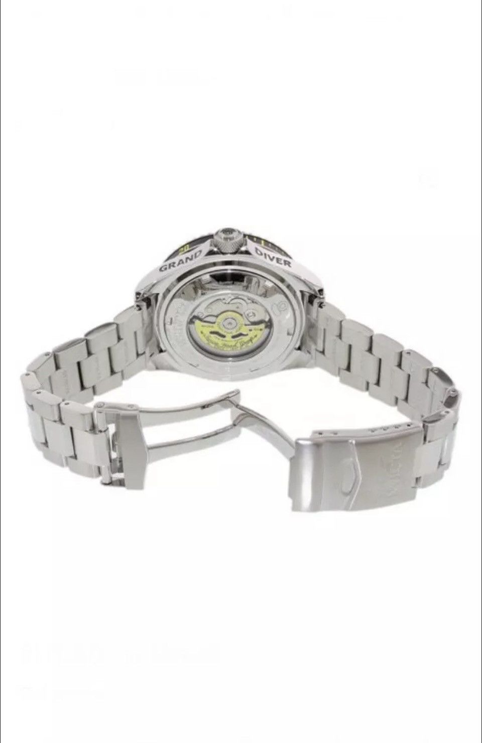 Invicta Pro Diver Automatic Matte Black Dial Stainless Steel Watch Size ONE SIZE - 4 Thumbnail