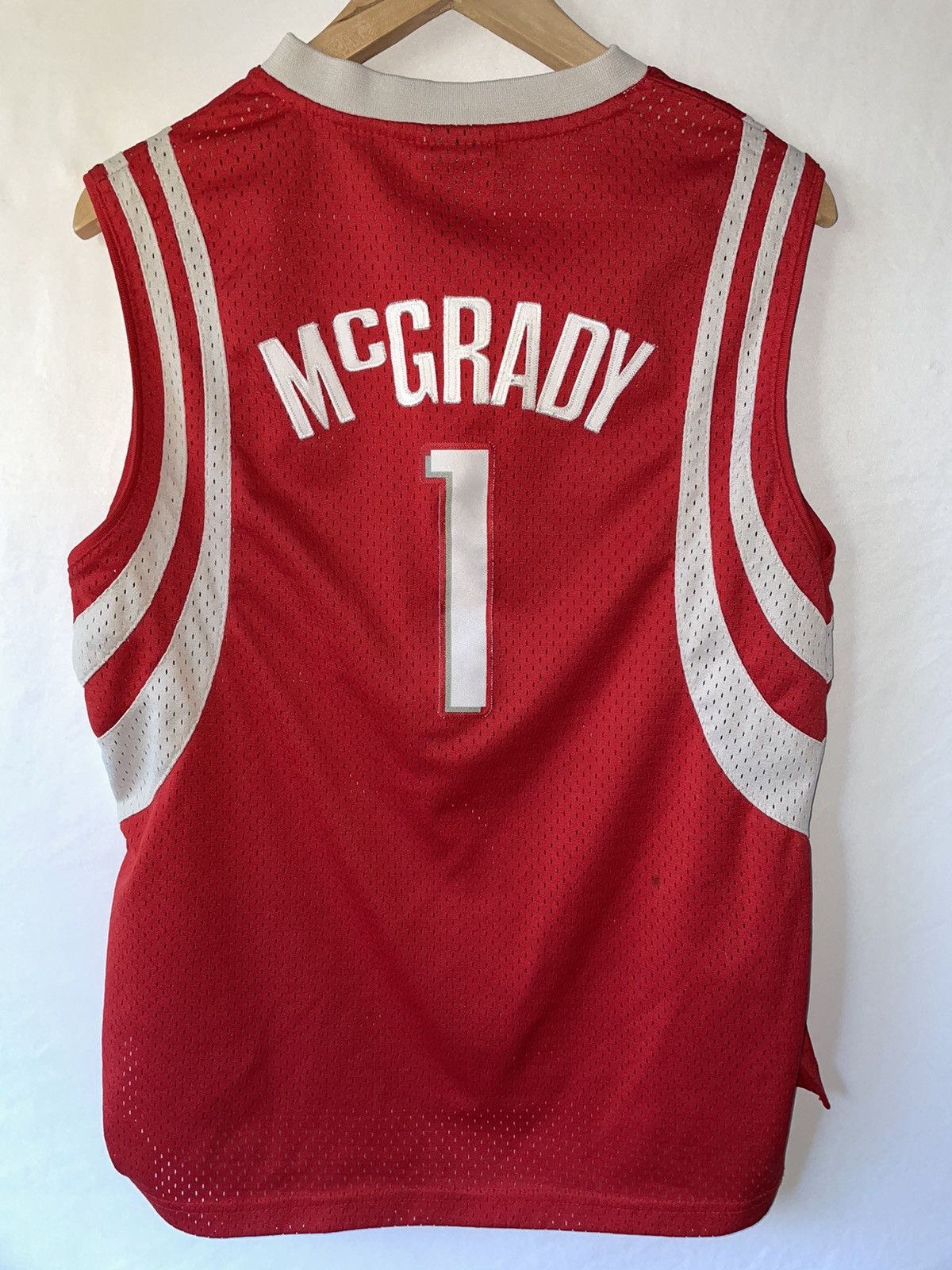 Adidas × NBA ADIDAS Rockets McGrady Jersey - Youth Large (14/16) Size US XS / EU 42 / 0 - 2 Thumbnail