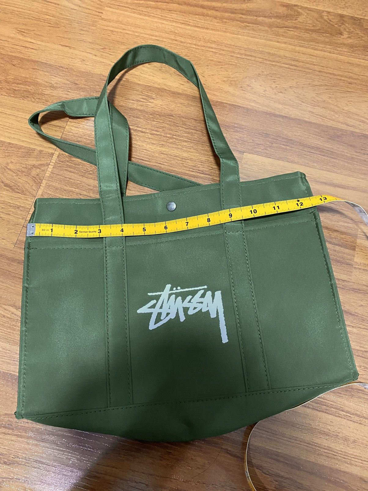 Stussy Stussy Military Color Tote Bag Army Green Size ONE SIZE - 8 Thumbnail