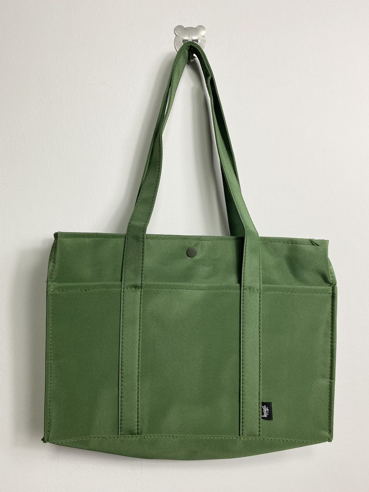 Stussy Stussy Military Color Tote Bag Army Green Size ONE SIZE - 2 Thumbnail