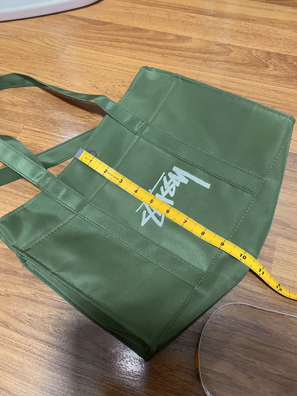 Stussy Stussy Military Color Tote Bag Army Green Size ONE SIZE - 9 Thumbnail