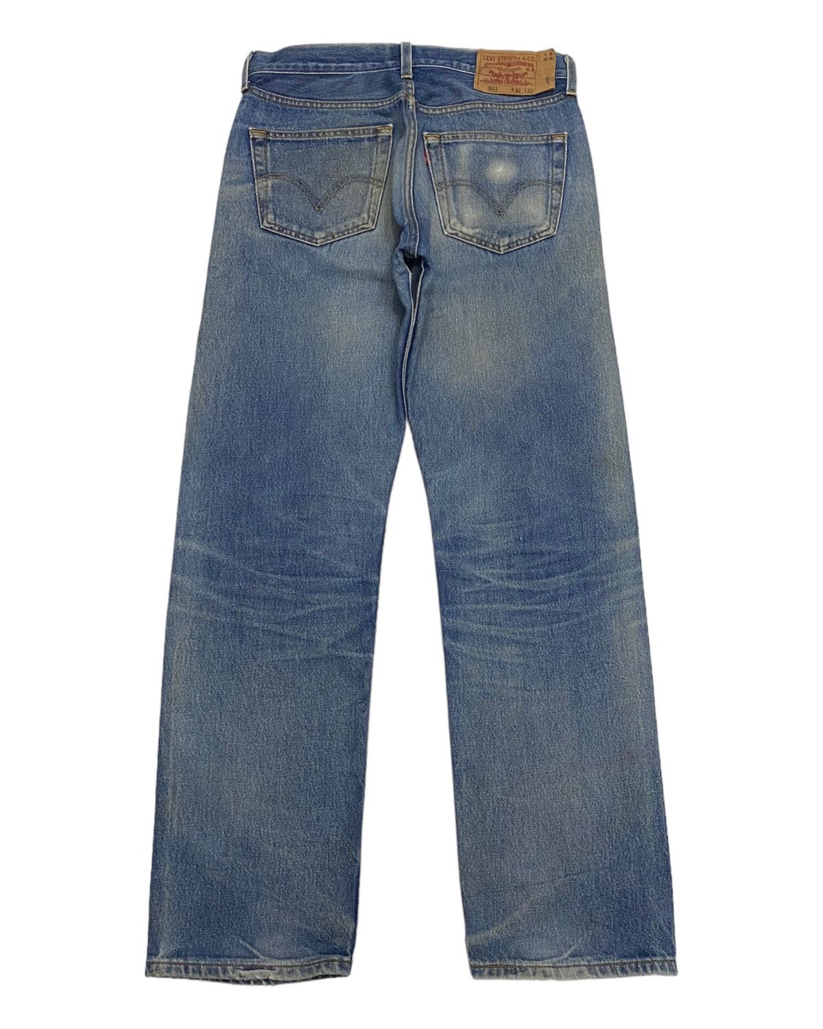 Levi's VINTAGE LEVIS 501 SINGLE R MEXICO DISTRESSED DENIM JEANS Size US 32 / EU 48 - 2 Thumbnail