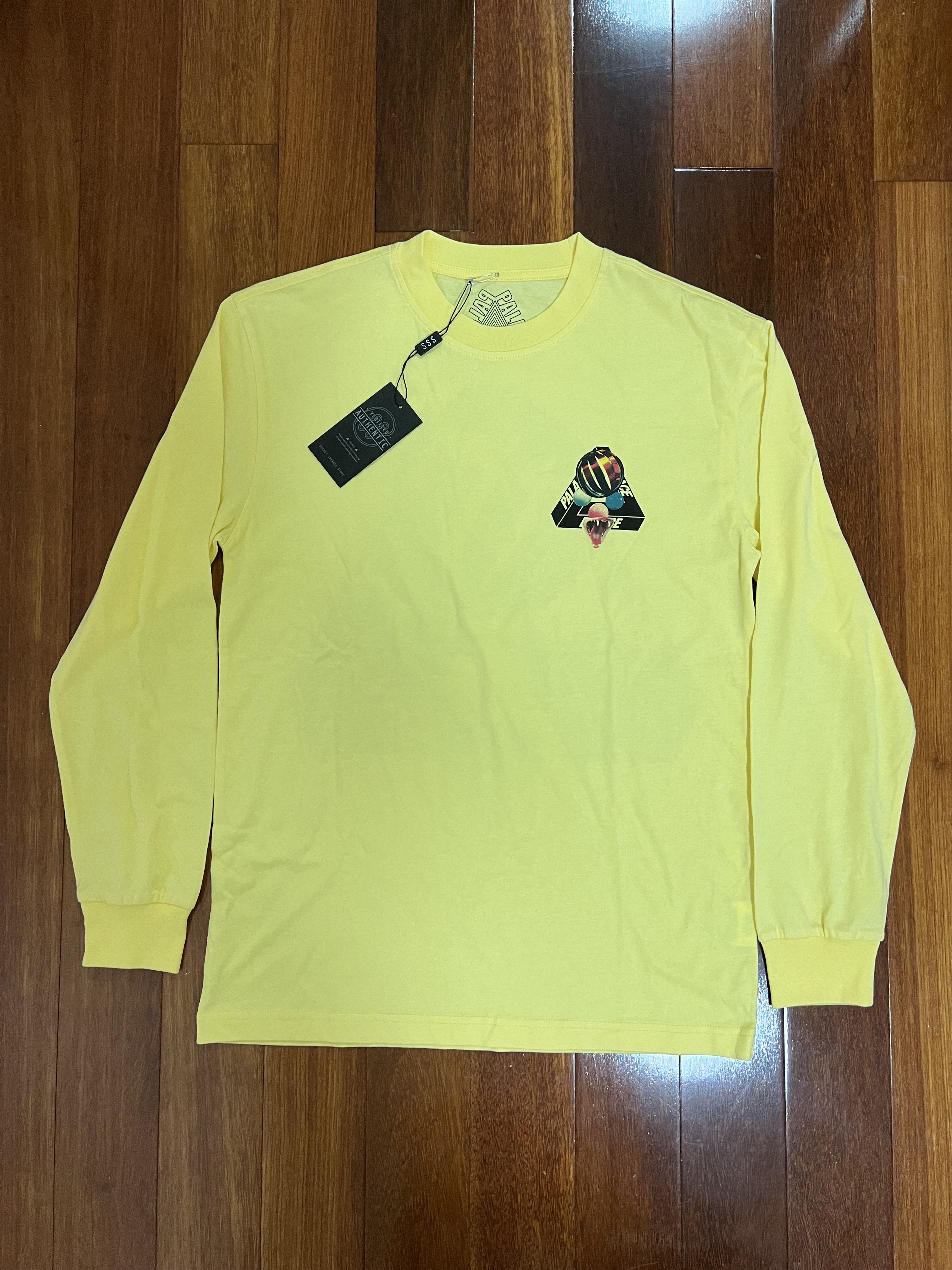 Palace 💚 SS18 Palace Sans Ferg Longsleeve Sunshine Yellow NEW Size US S / EU 44-46 / 1 - 4 Thumbnail