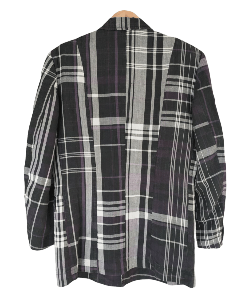 Comme des Garcons CDG Tricot checkered Patchwork Blazer Size M / US 6-8 / IT 42-44 - 2 Thumbnail