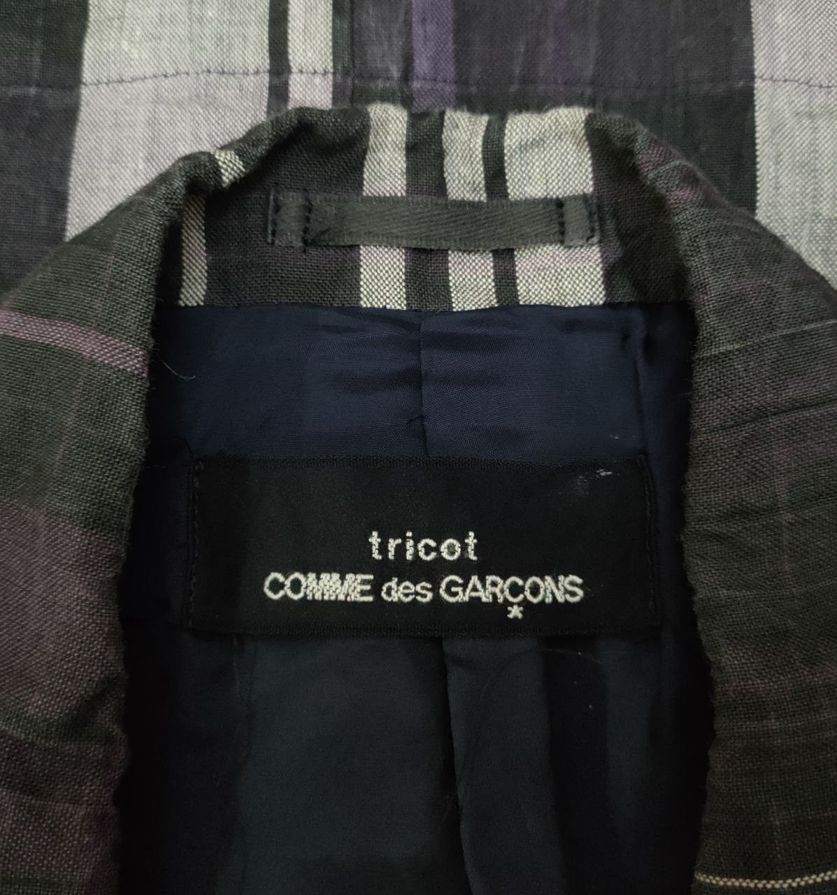 Comme des Garcons CDG Tricot checkered Patchwork Blazer Size M / US 6-8 / IT 42-44 - 5 Thumbnail