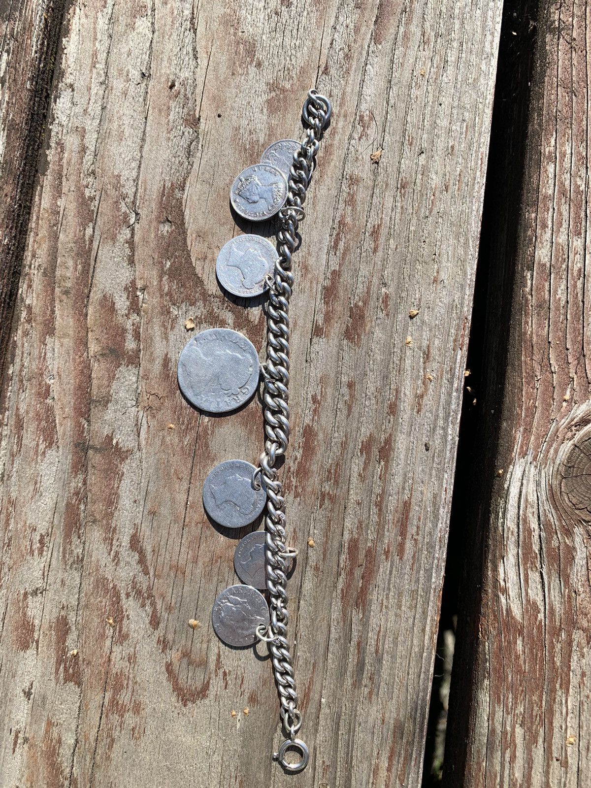 Vintage Rare Vintage Sterling Silver Bracelet Size ONE SIZE - 1 Thumbnail