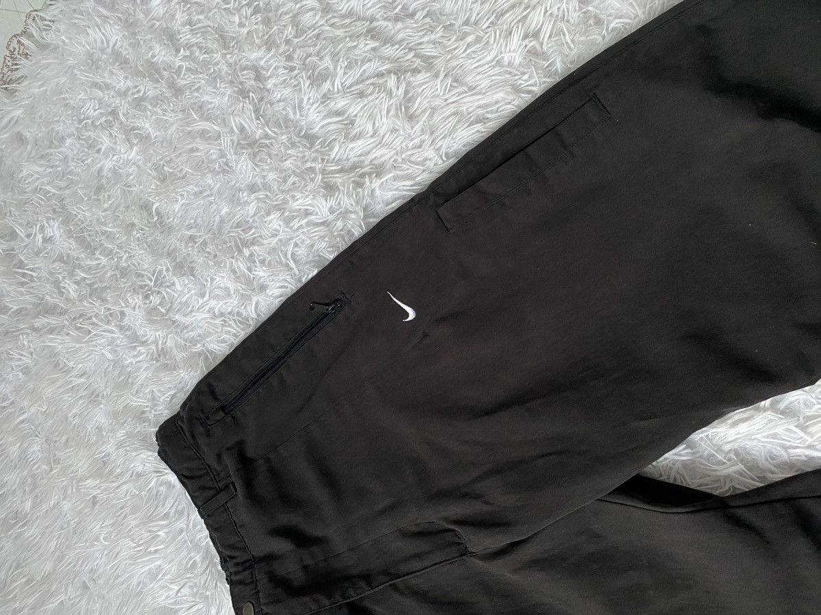 Nike Vintage Nike Y2K Cotton Cargo Drill Black Track Pants Size US 34 / EU 50 - 6 Thumbnail