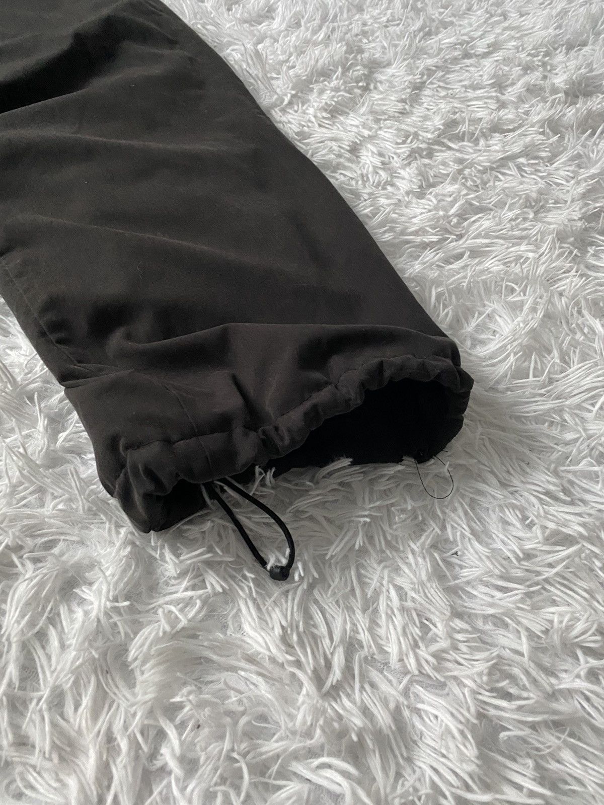 Nike Vintage Nike Y2K Cotton Cargo Drill Black Track Pants Size US 34 / EU 50 - 3 Thumbnail