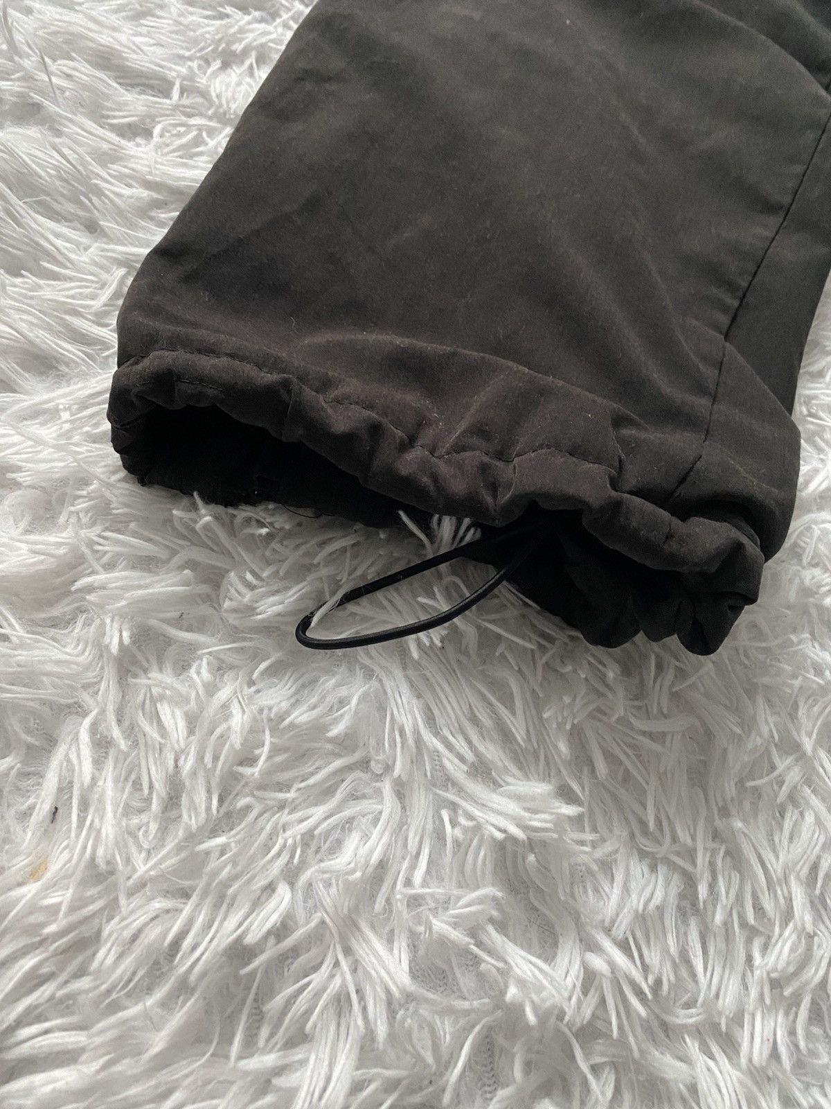 Nike Vintage Nike Y2K Cotton Cargo Drill Black Track Pants Size US 34 / EU 50 - 2 Thumbnail