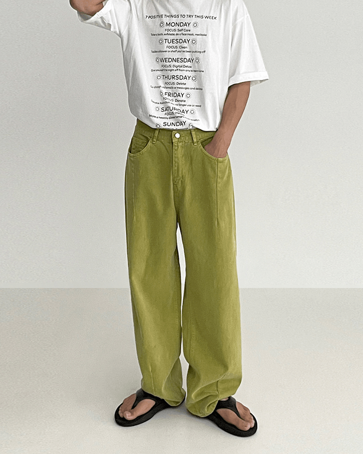 Light Washed Loose Jeans